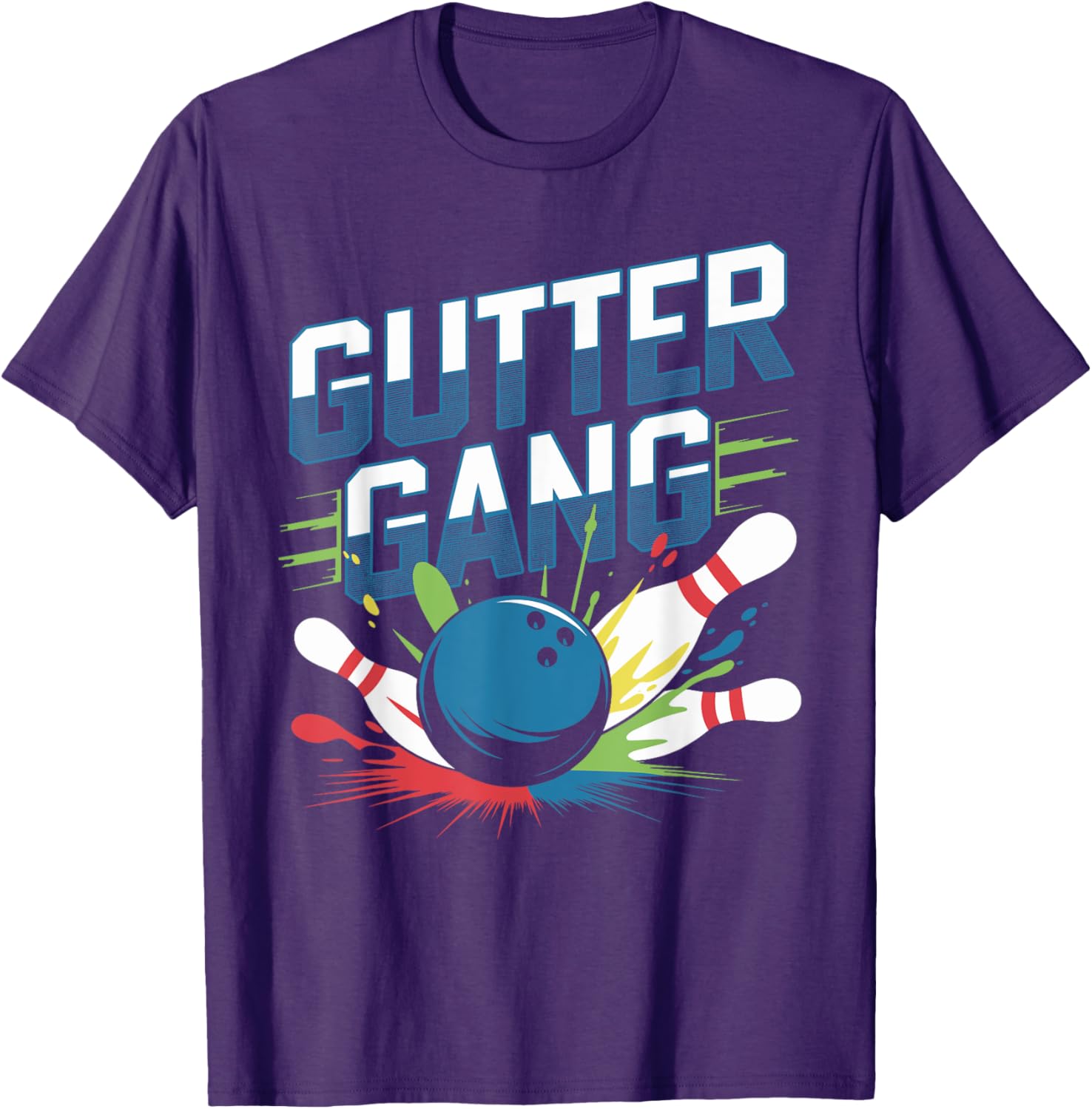 Funny Gutter Gang Bowling Shirt for League Players and Fans - 2