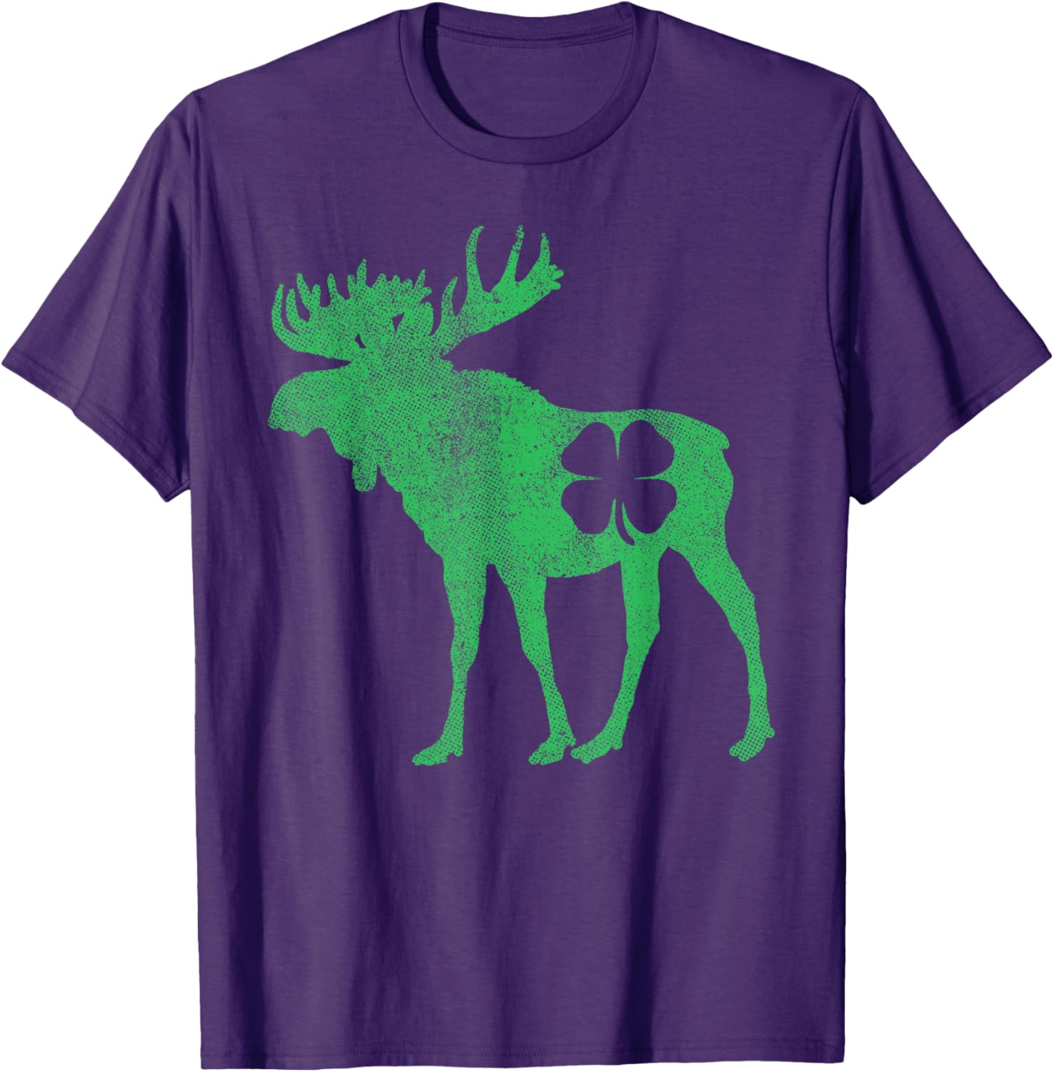 Funny Moose Shamrock St Patricks Day T-Shirt for Irish Celebration - 5