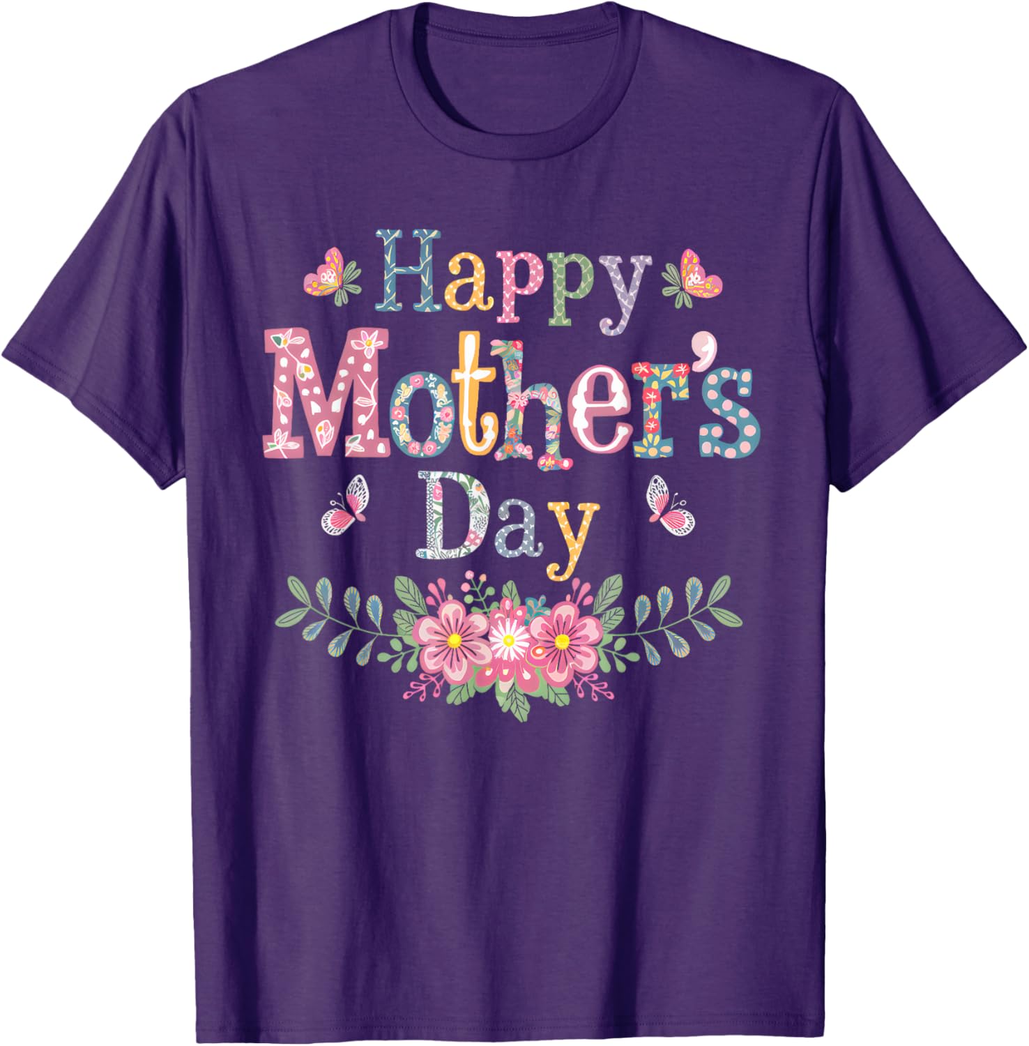 Cute Wildflowers T-Shirt for Mom and Grandma Happy Mother's Day 2025 - 3
