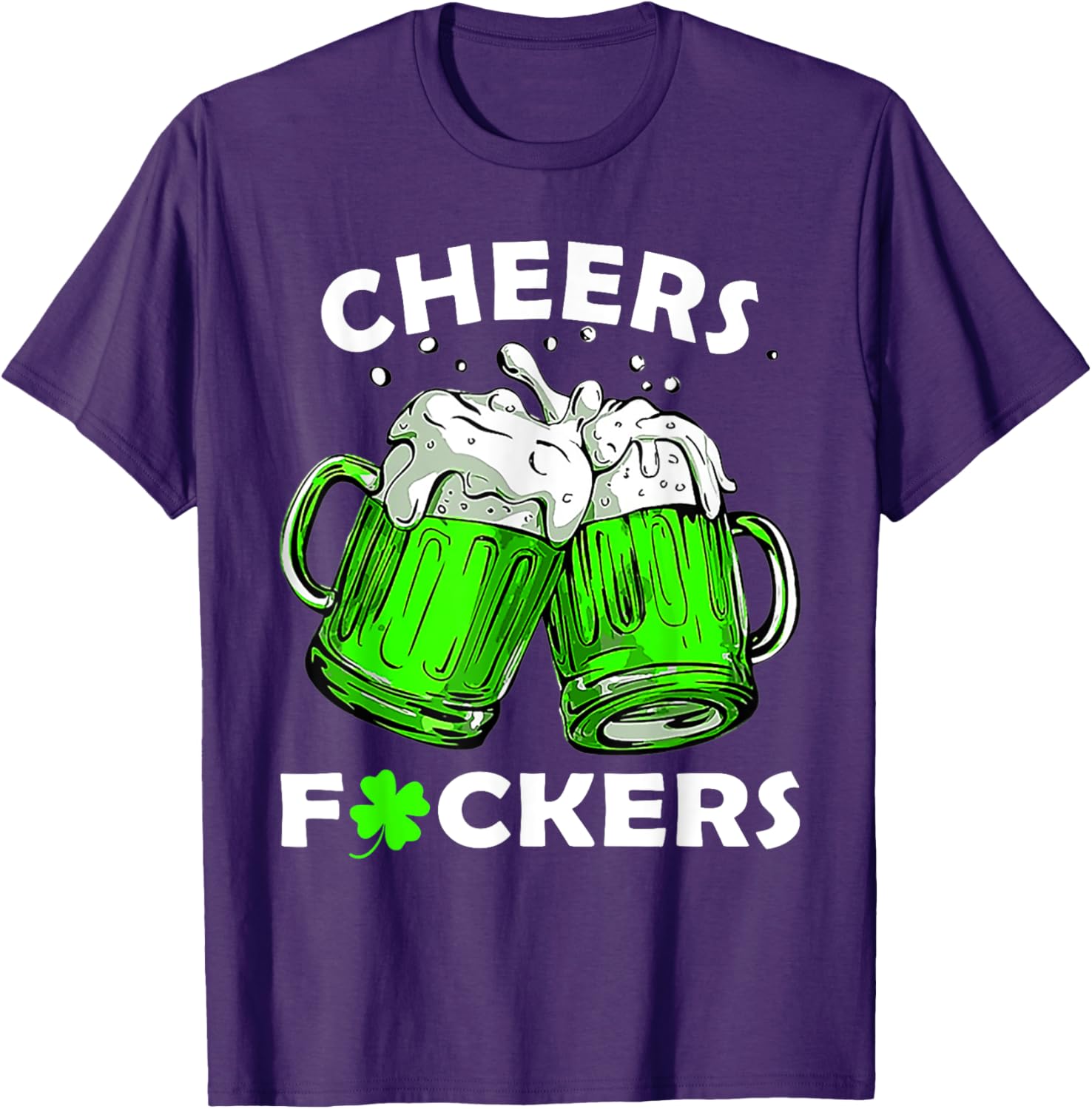 Cheers T-Shirt for St Patrick's Day Fun With Friends and Beer - 14