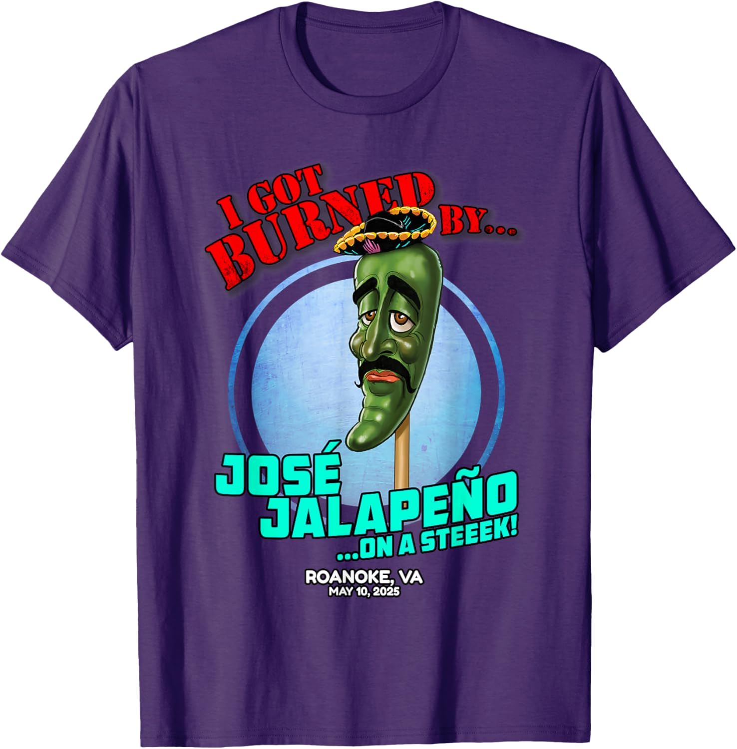 Jose Jalapeno On A Stick T-Shirt for Roanoke VA Fans - Fun 2025 Apparel - 10
