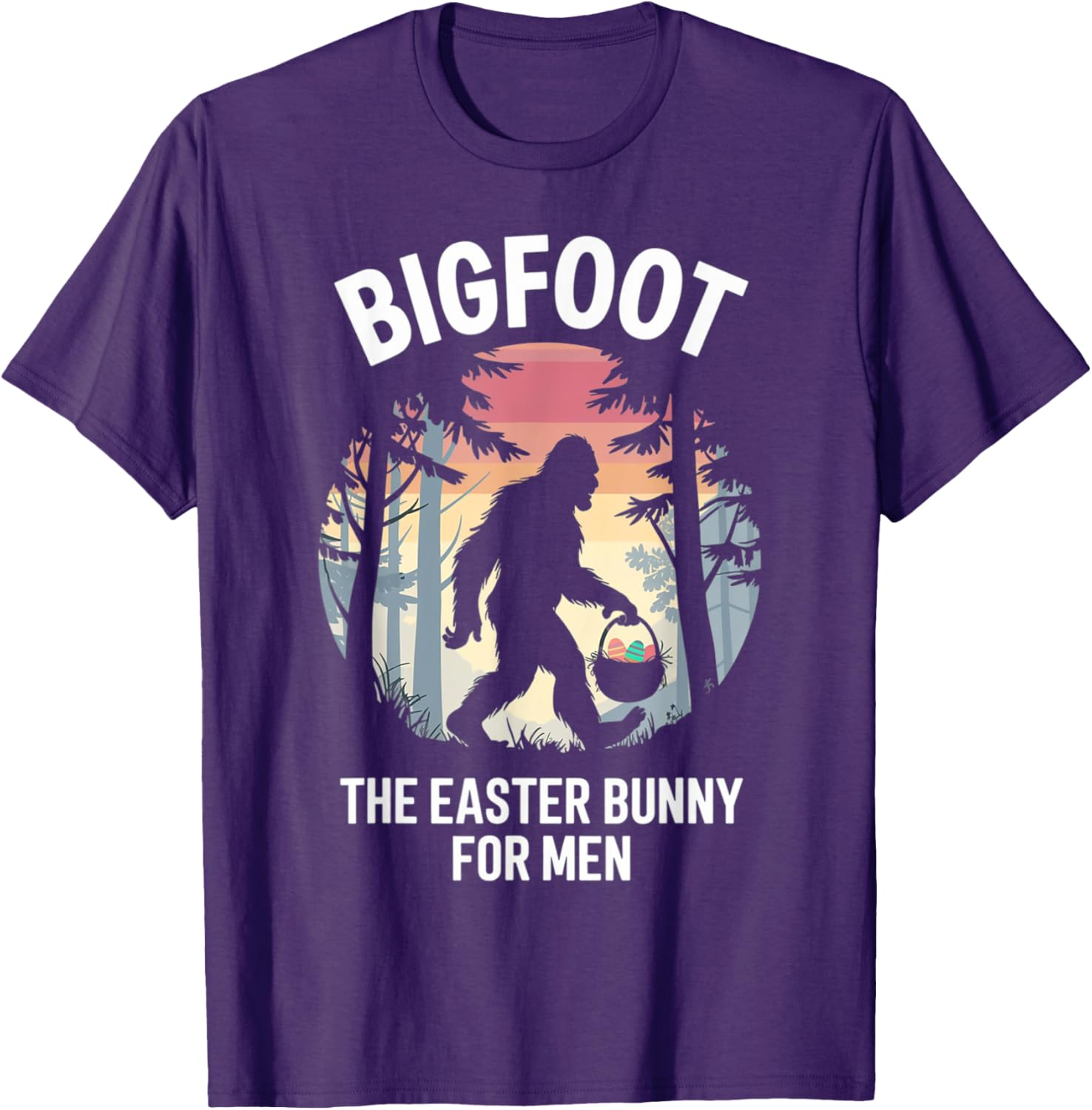 Funny Bigfoot Easter Bunny T-Shirt for Unique Holiday Style - 21