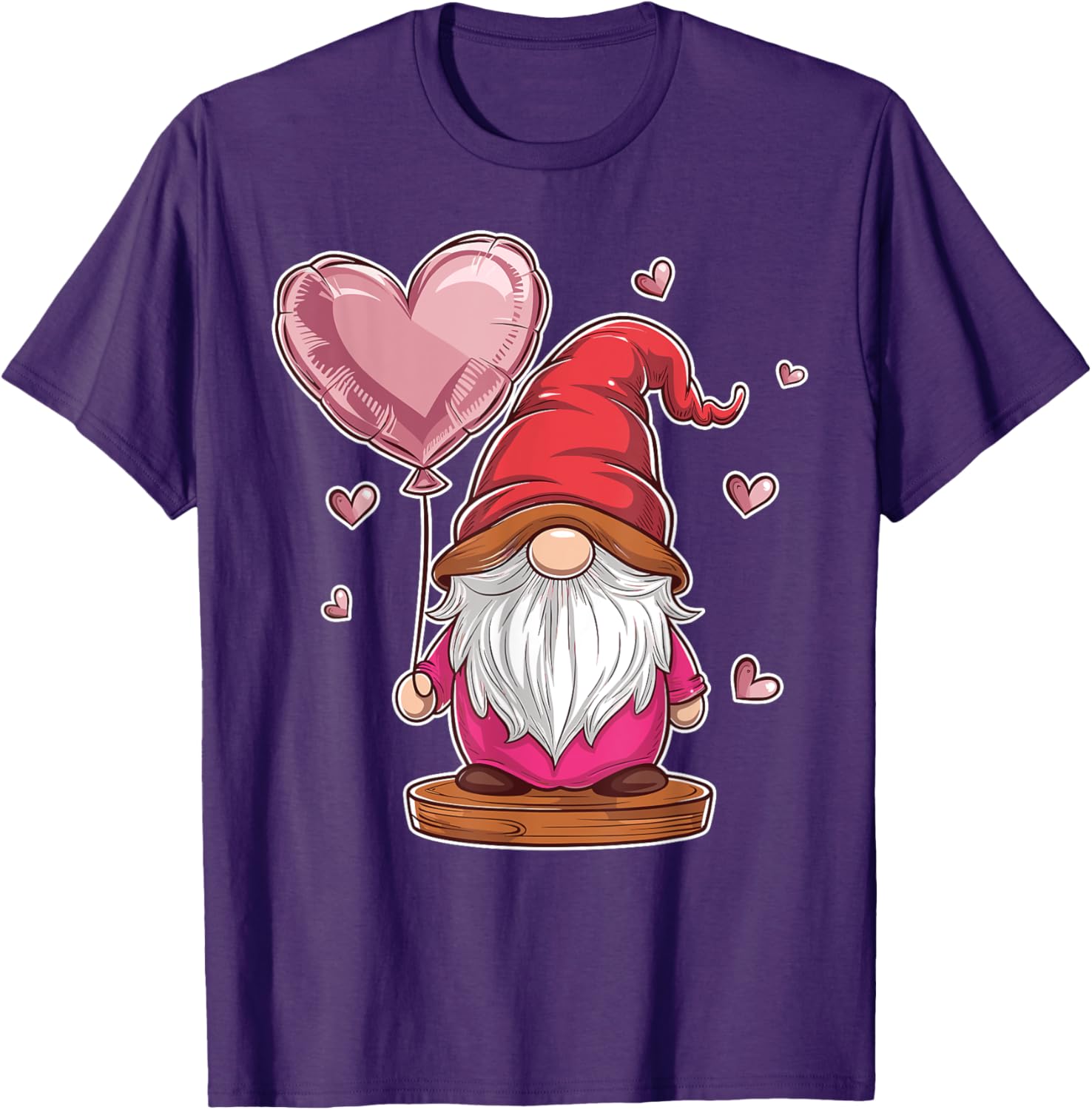 Gnome Valentine's Day Love Heart Kids T-Shirt for Fun and Style - 11