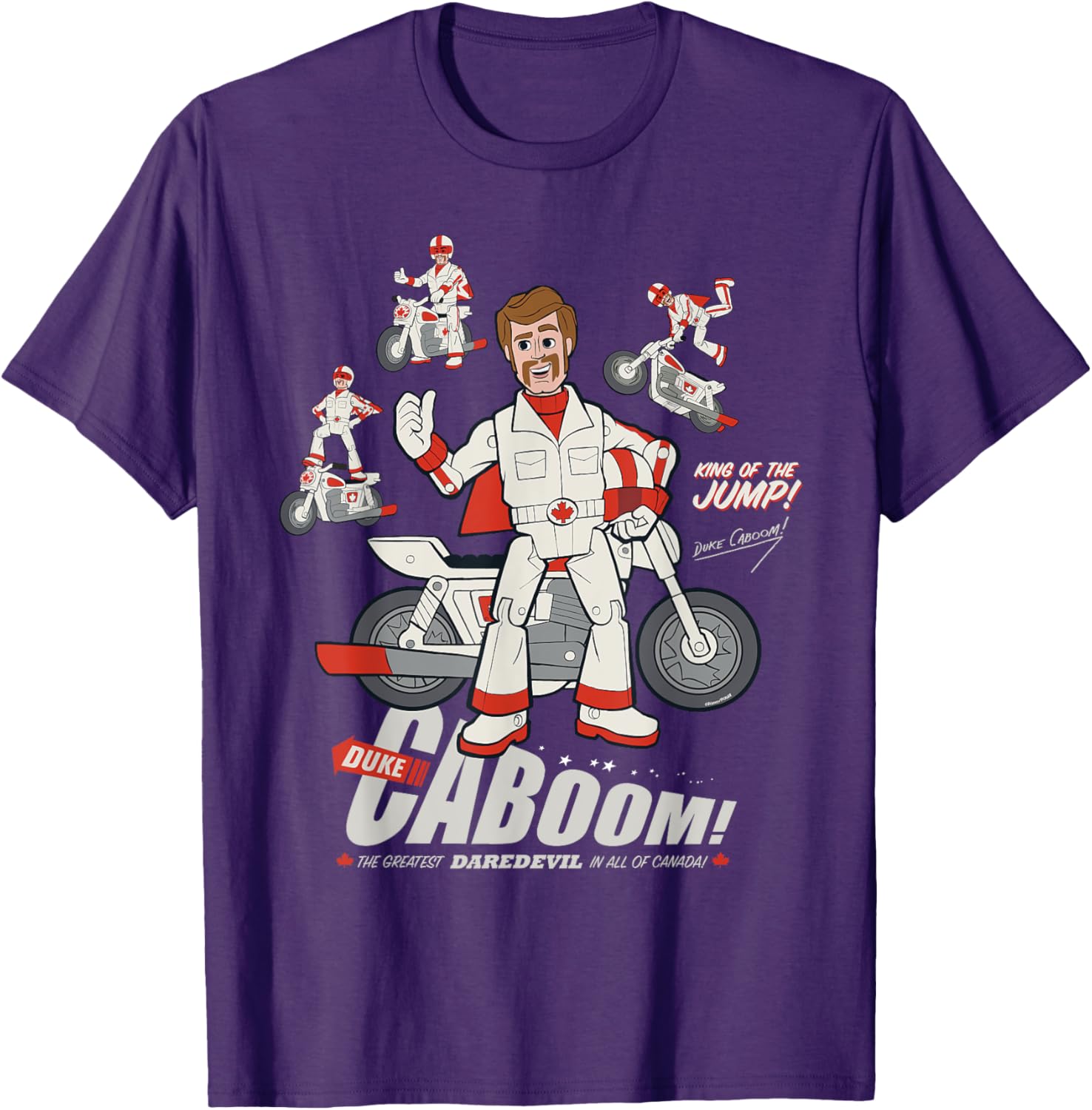 Disney Pixar Toy Story Duke Caboom Stuntman Fun Graphic T-Shirt - 4