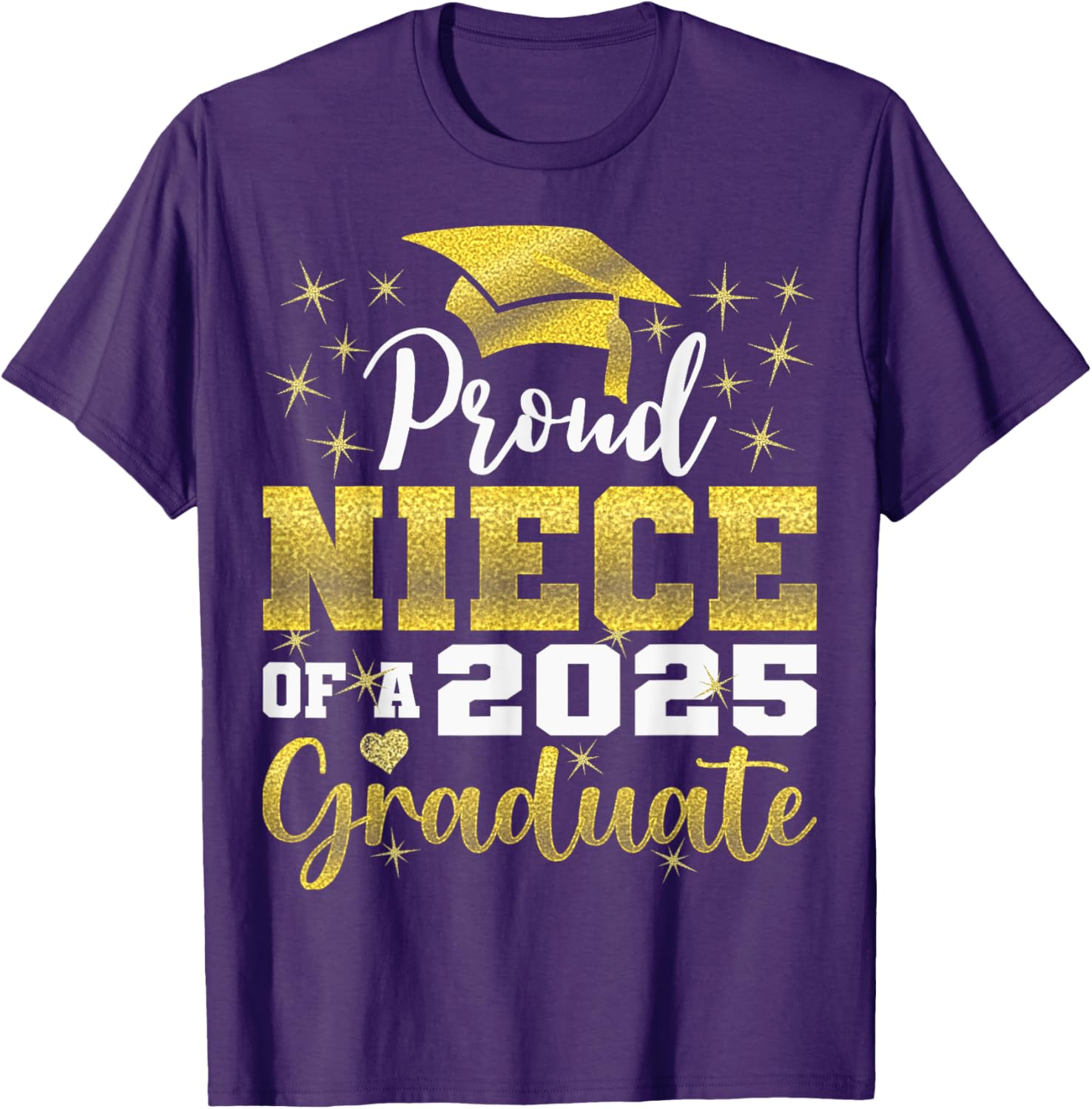 Super Proud Niece of Graduate 2025 Senior Graduation Family T-Shirt - 11