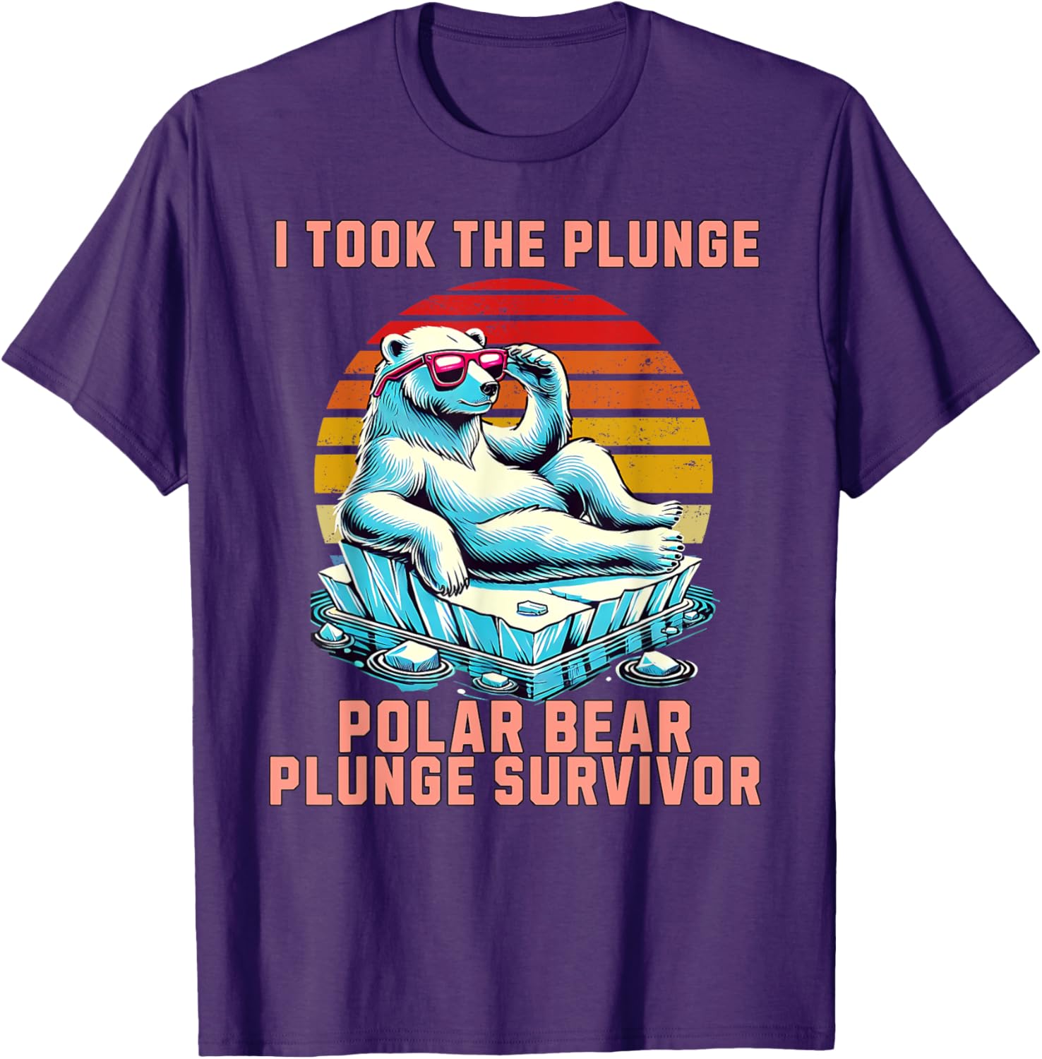 Polar Bear Plunge Survivor 2025 Fun Winter Adventure T-Shirt for Adventurers - 27