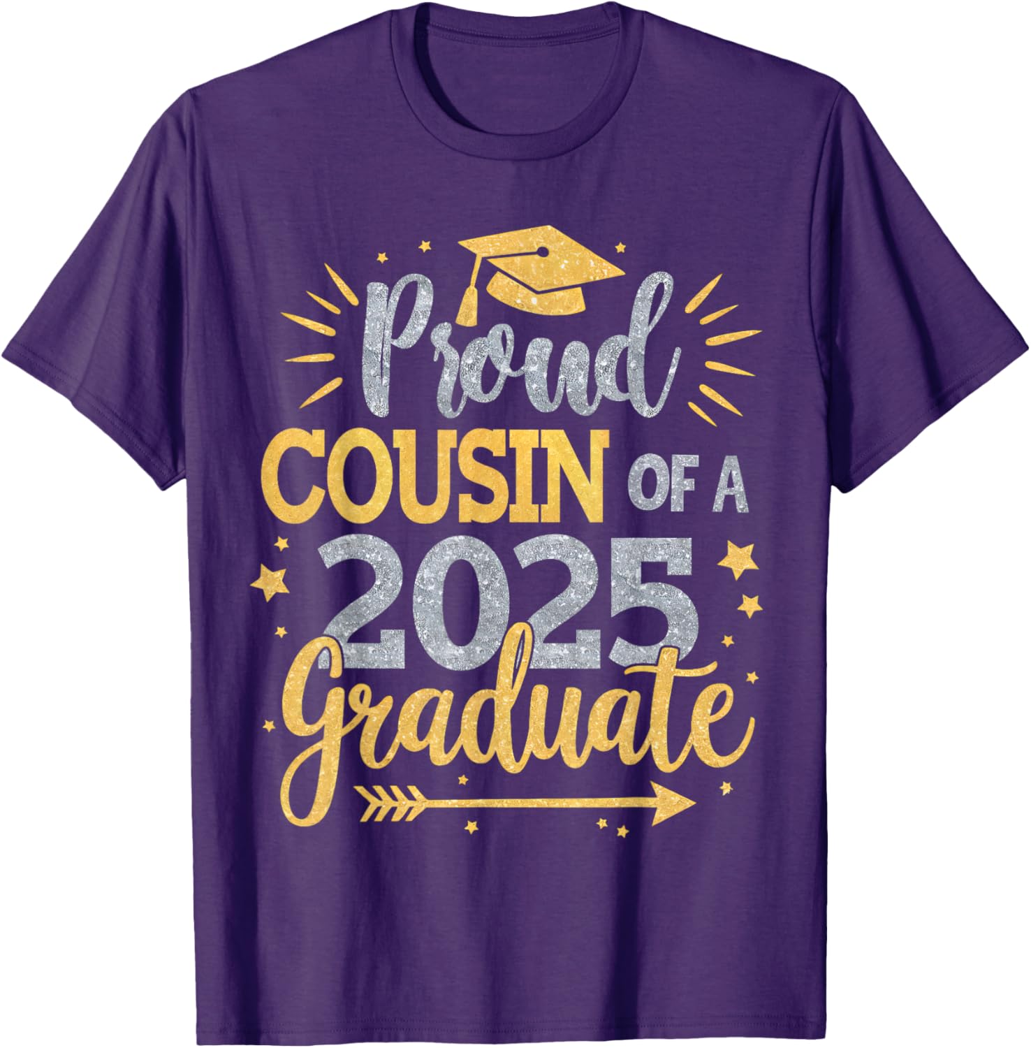 Proud Cousin of Class of 2025 Graduate T-Shirt for Seniors - 13