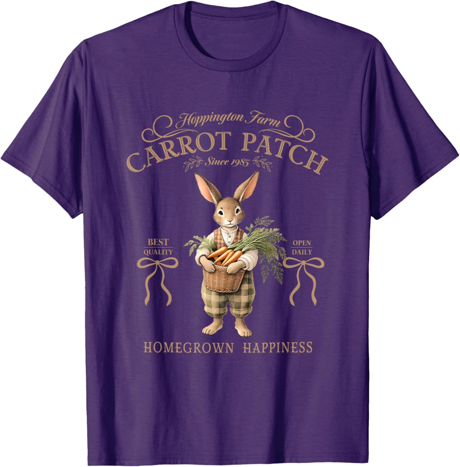 Hoppington Farm Carrot Patch Happy T-Shirt for Garden Lovers - 5