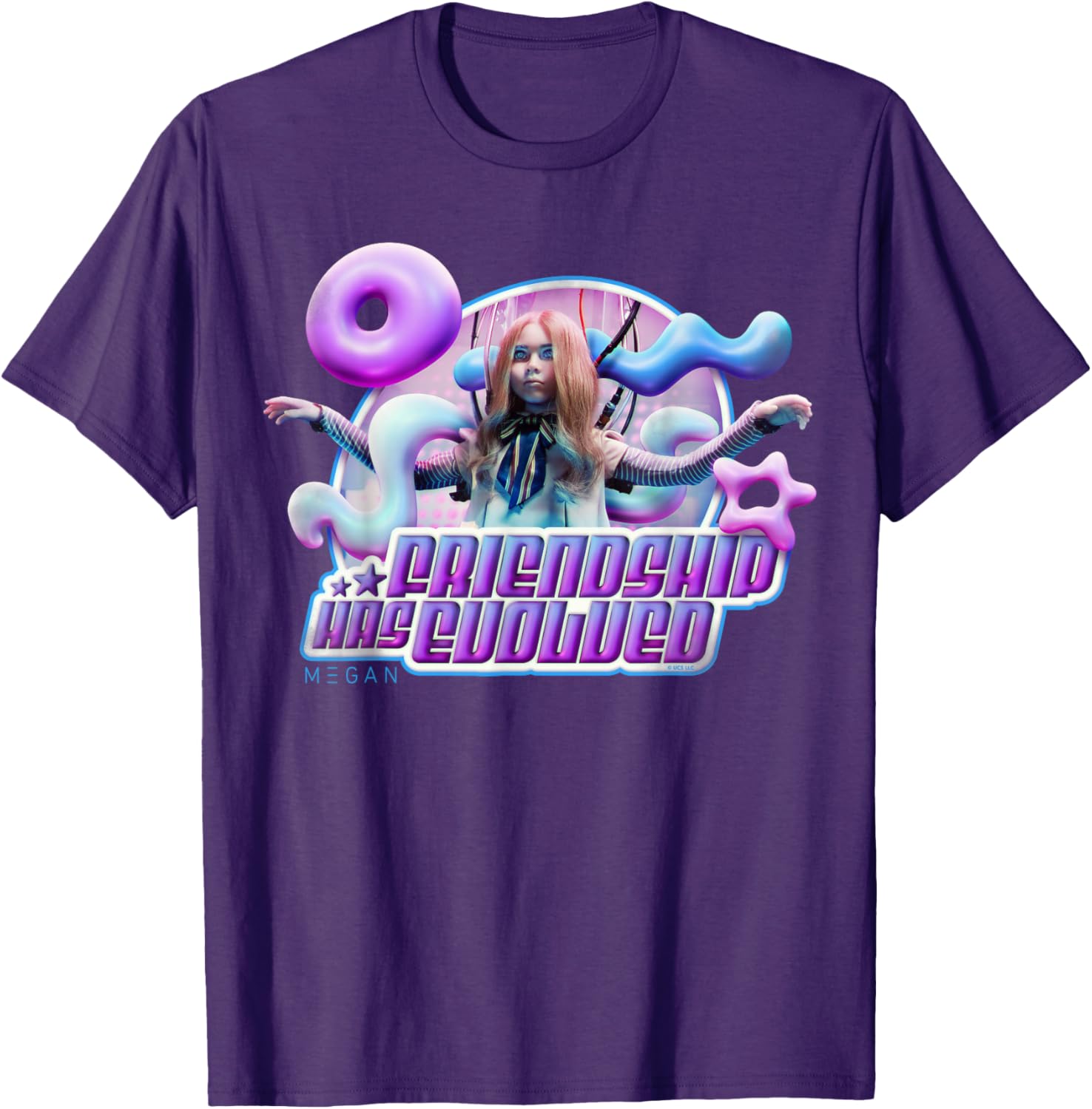 M3GAN Y2K Cyber Pop Style T-Shirt for Trendy Friendship Fashion - 1