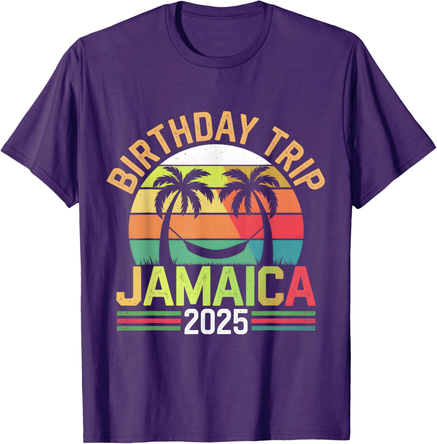 Jamaica 2025 Birthday Girls Trip Matching T-Shirt for Fun Celebrations - 1