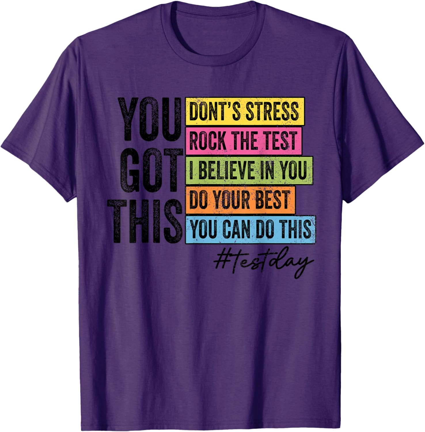 Retro You Got This Shirt Perfect for Exam Day Motivation and Style - 13