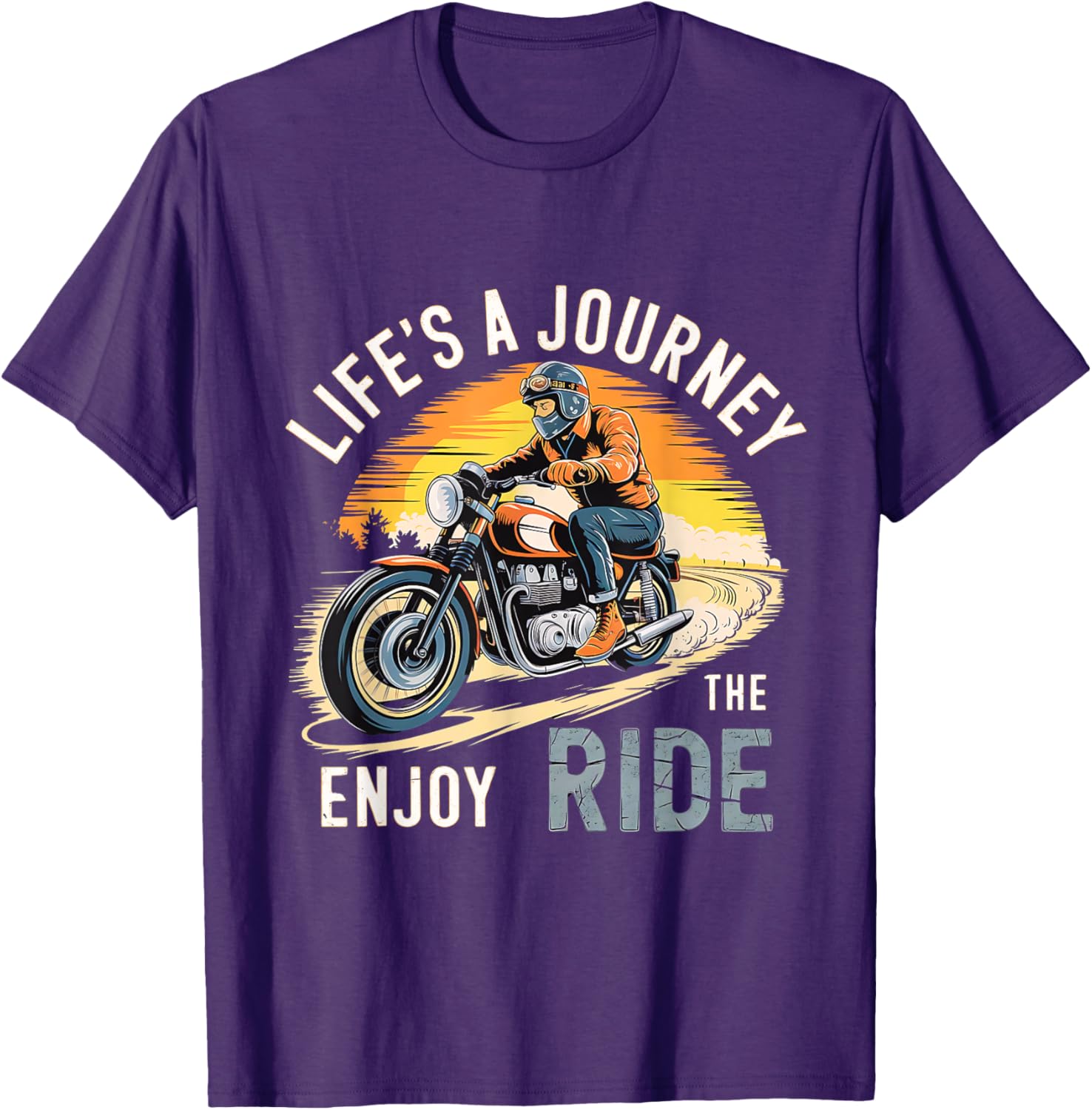 Biker Life Journey Enjoy The Ride T-Shirt for Men, Women, and Kids - 9