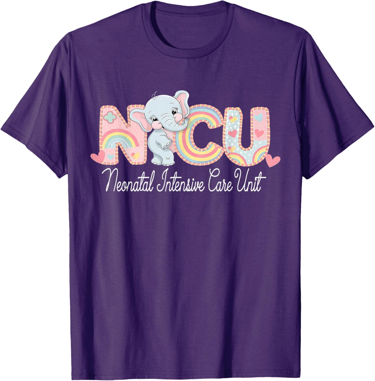 Elephant Nurse NICU Team T-Shirt for Neonatal Care RNs - 5