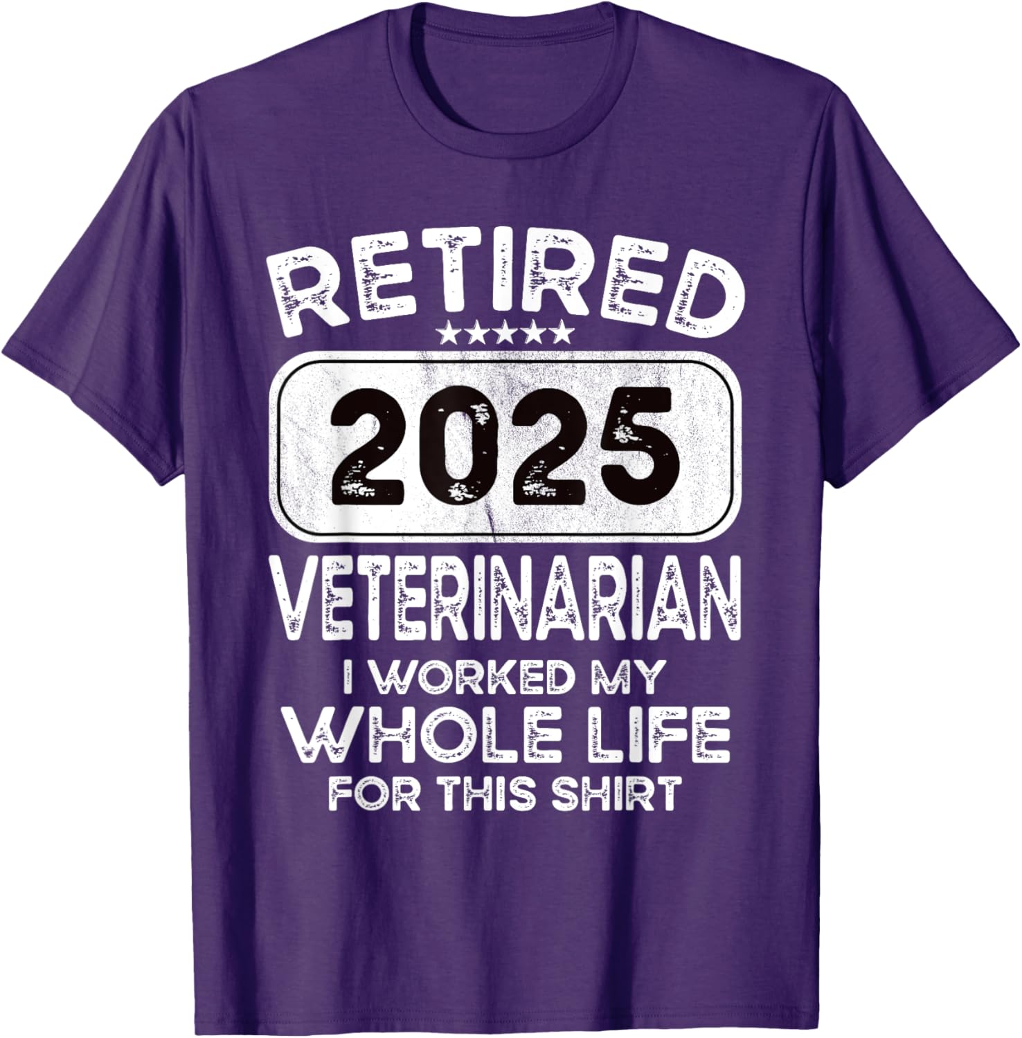 Retired Veterinarian 2025 T-Shirt for Animal Lovers and Proud Professionals - 13