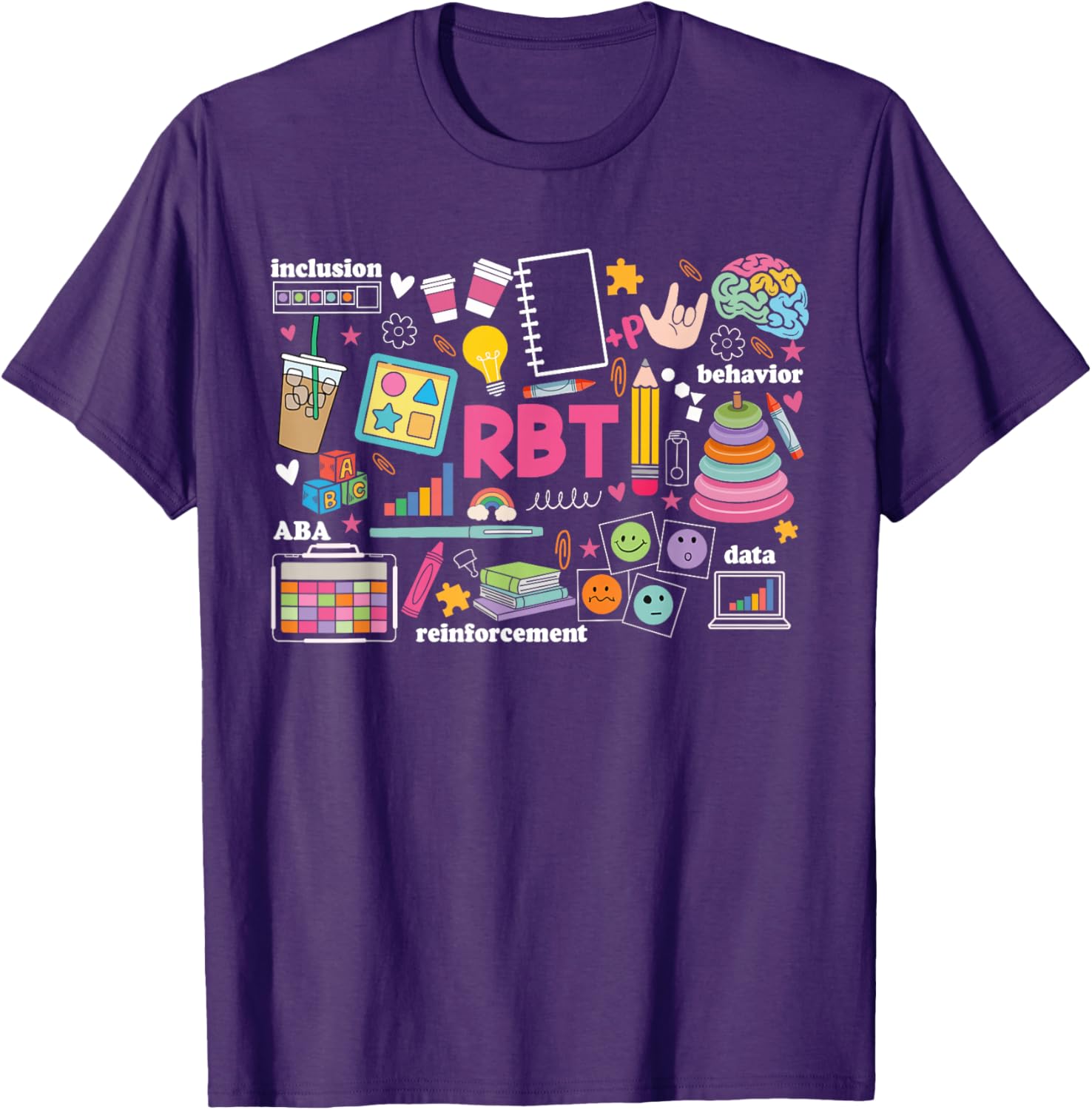 RBT Behavioral ABA Therapist T-Shirt for Registered Behavior Technicians - 3
