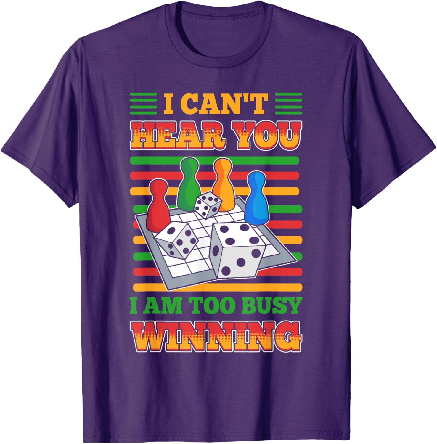 I Can't Hear You I'm Too Busy Winning T-Shirt for Fun & Fashion Lovers - 4