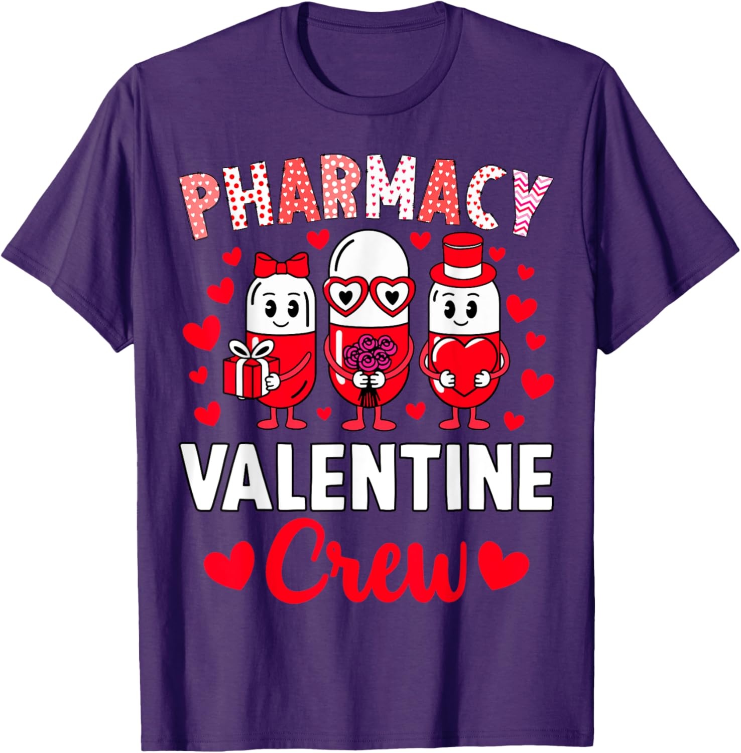 Valentine Pharmacy Tech T-Shirt Perfect Gift for Pharmacy Lovers - 7