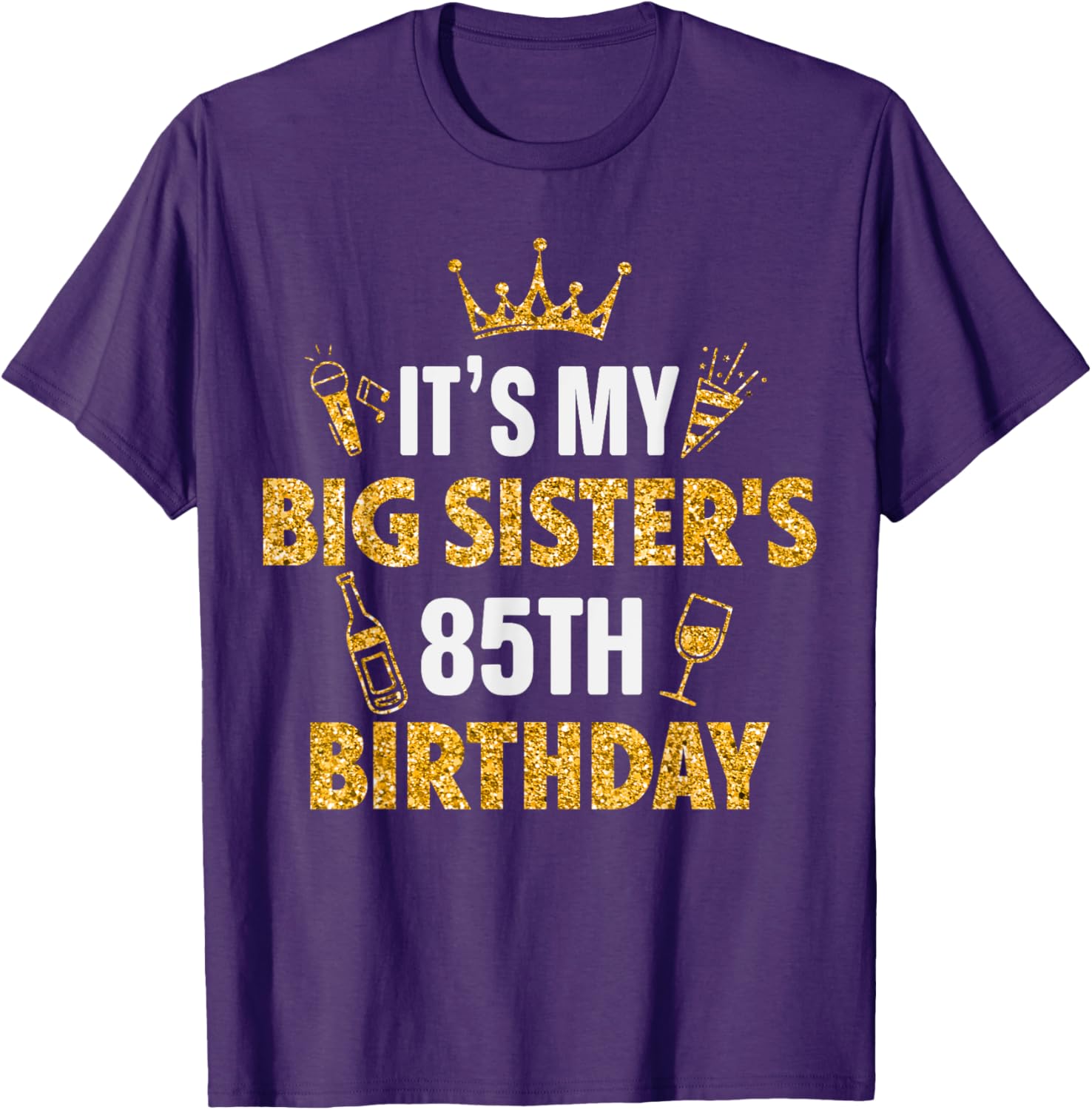 Big Sister's 85th Birthday T-Shirt Retro 1940 Gift for Sister - 3