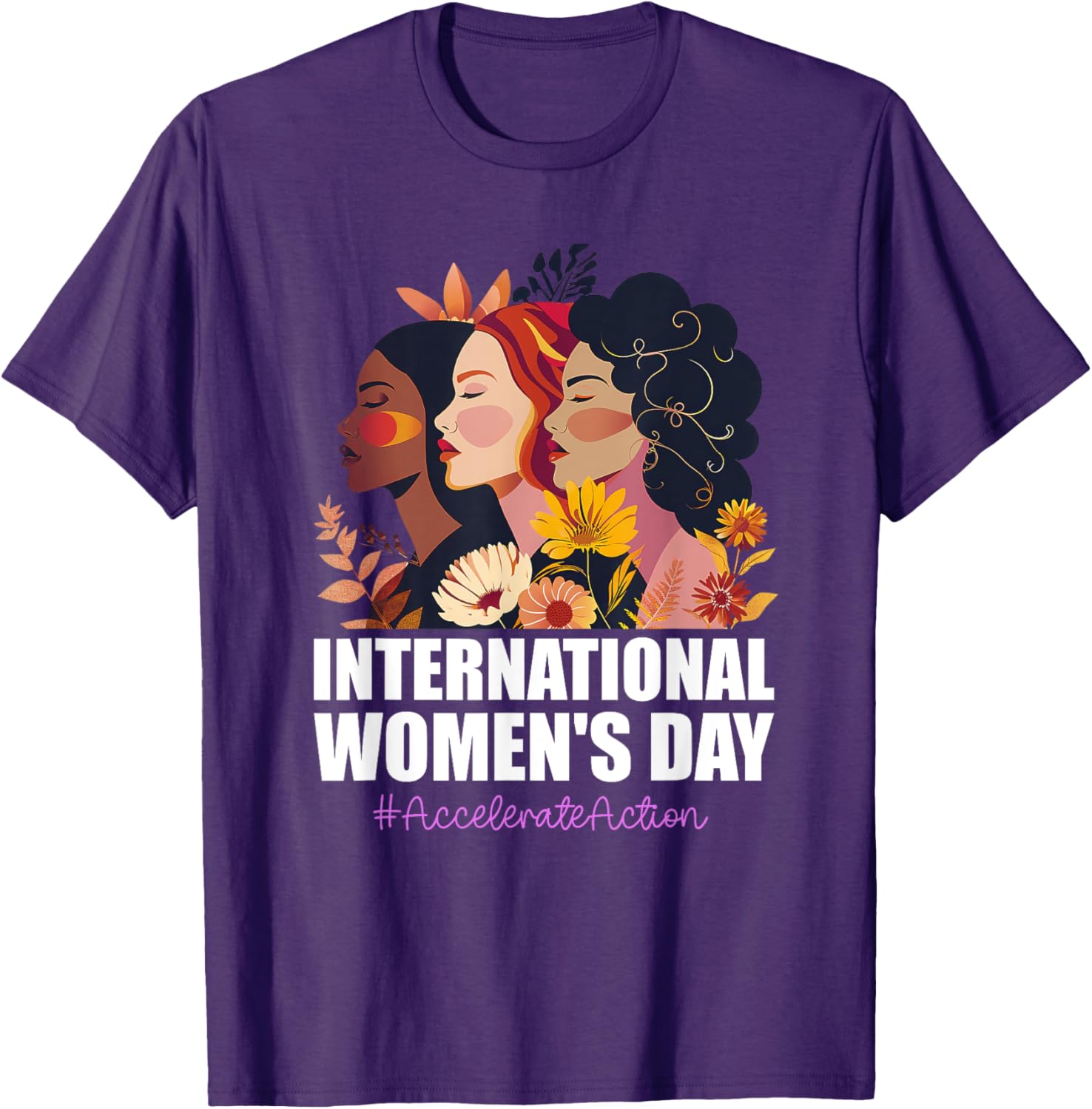 International Women's Day 2025 Action T-Shirt for Empowerment & Style - 1