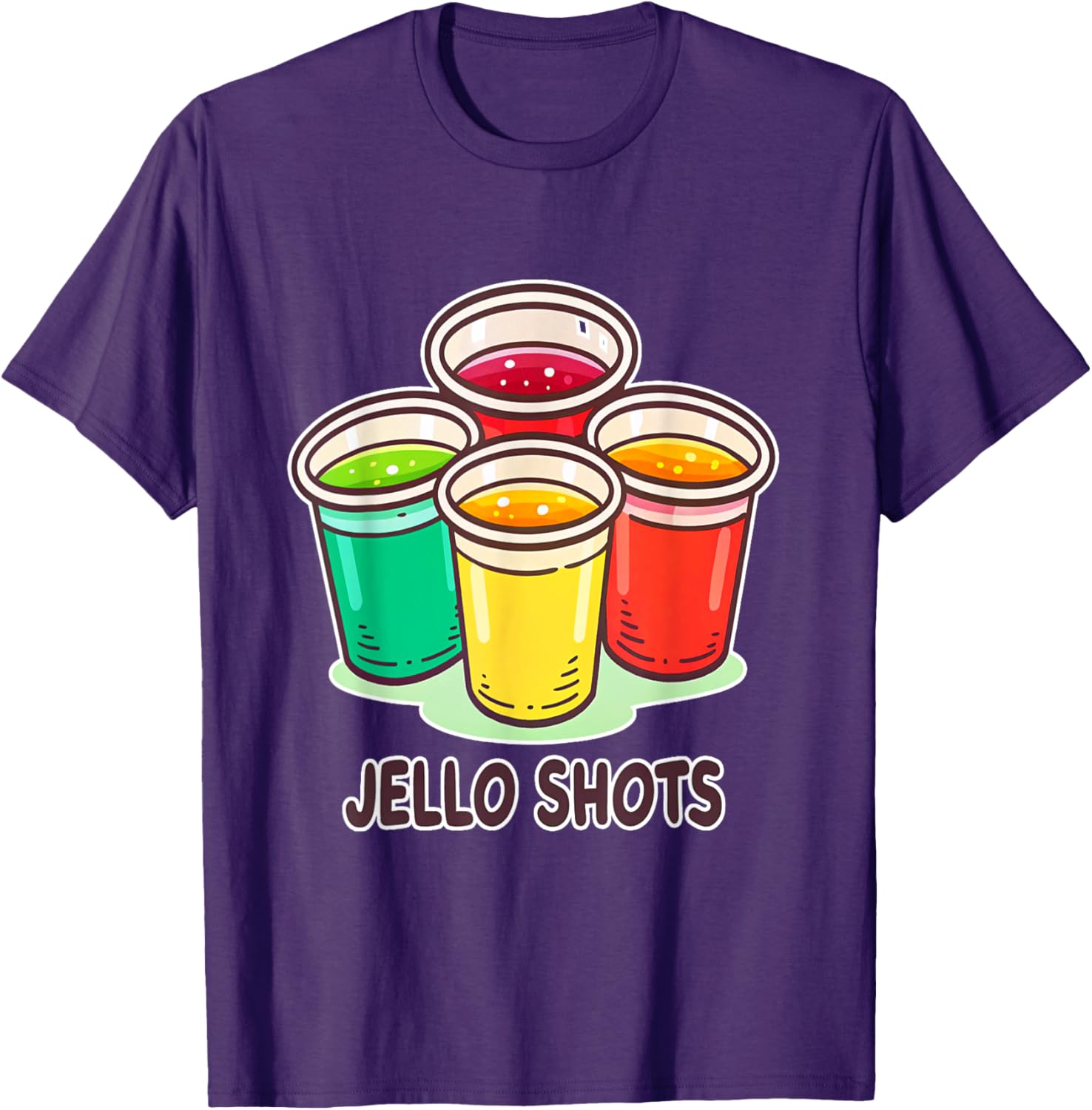 Colorful Jello Shots Party T-Shirt for Fun Celebrations and Events - 18