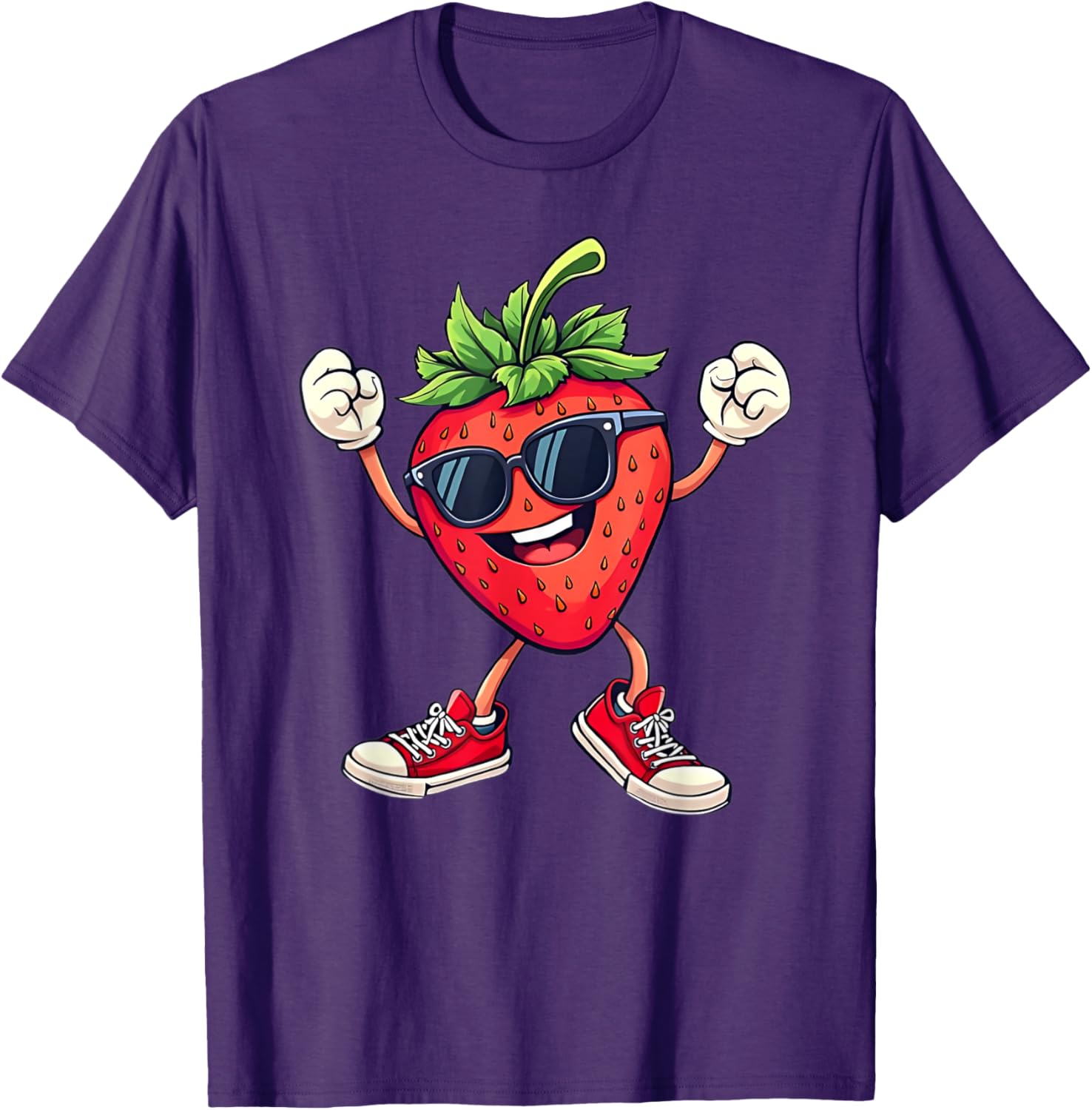 Fun Partying Strawberry Costume T-Shirt for Kids Boys and Girls - 6