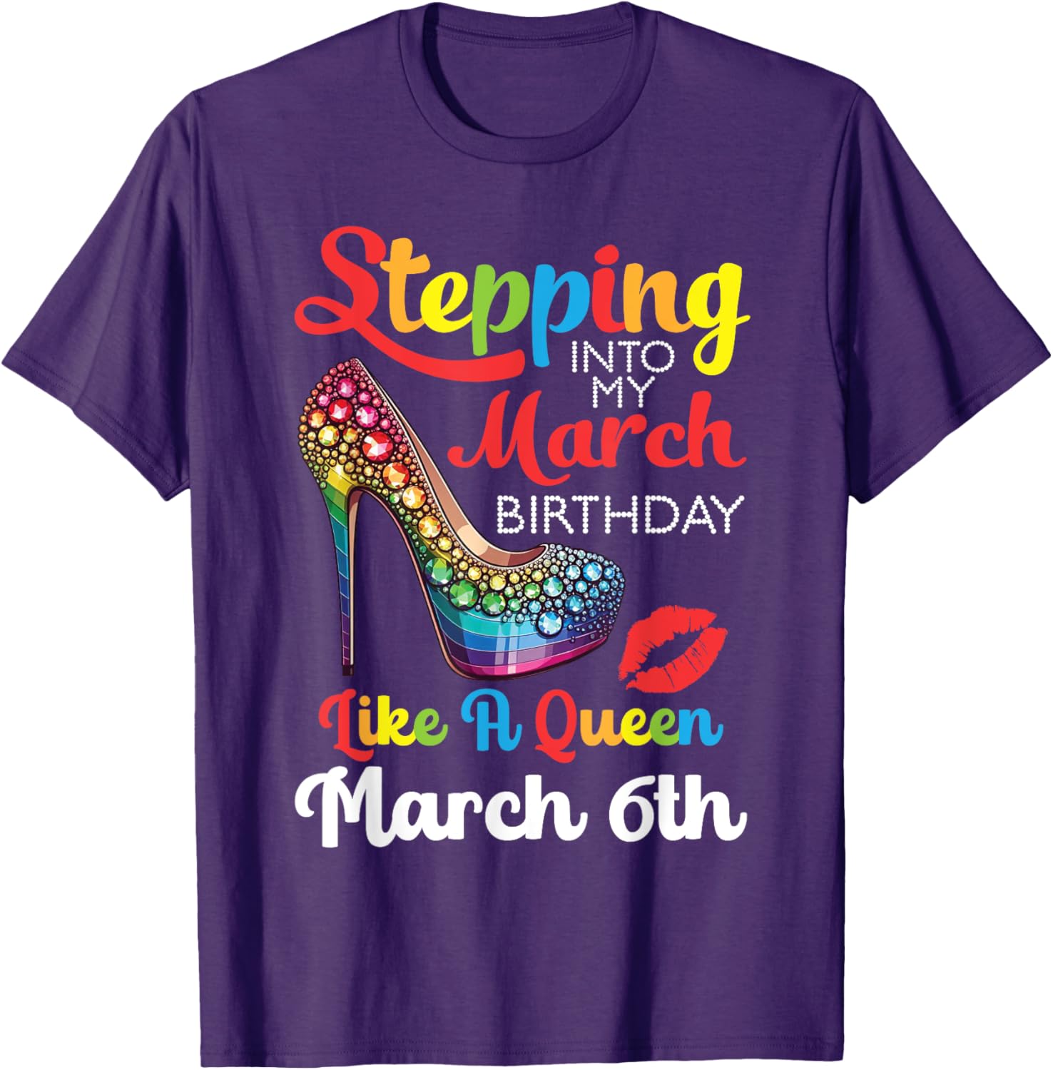 March Birthday Queen T-Shirt for Celebrating Your Special Day March 6th - 16