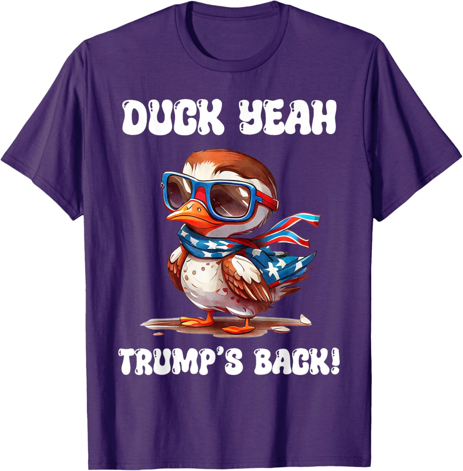 Duck Yeah Trump Is Back T-Shirt for 47th President Fans - 4