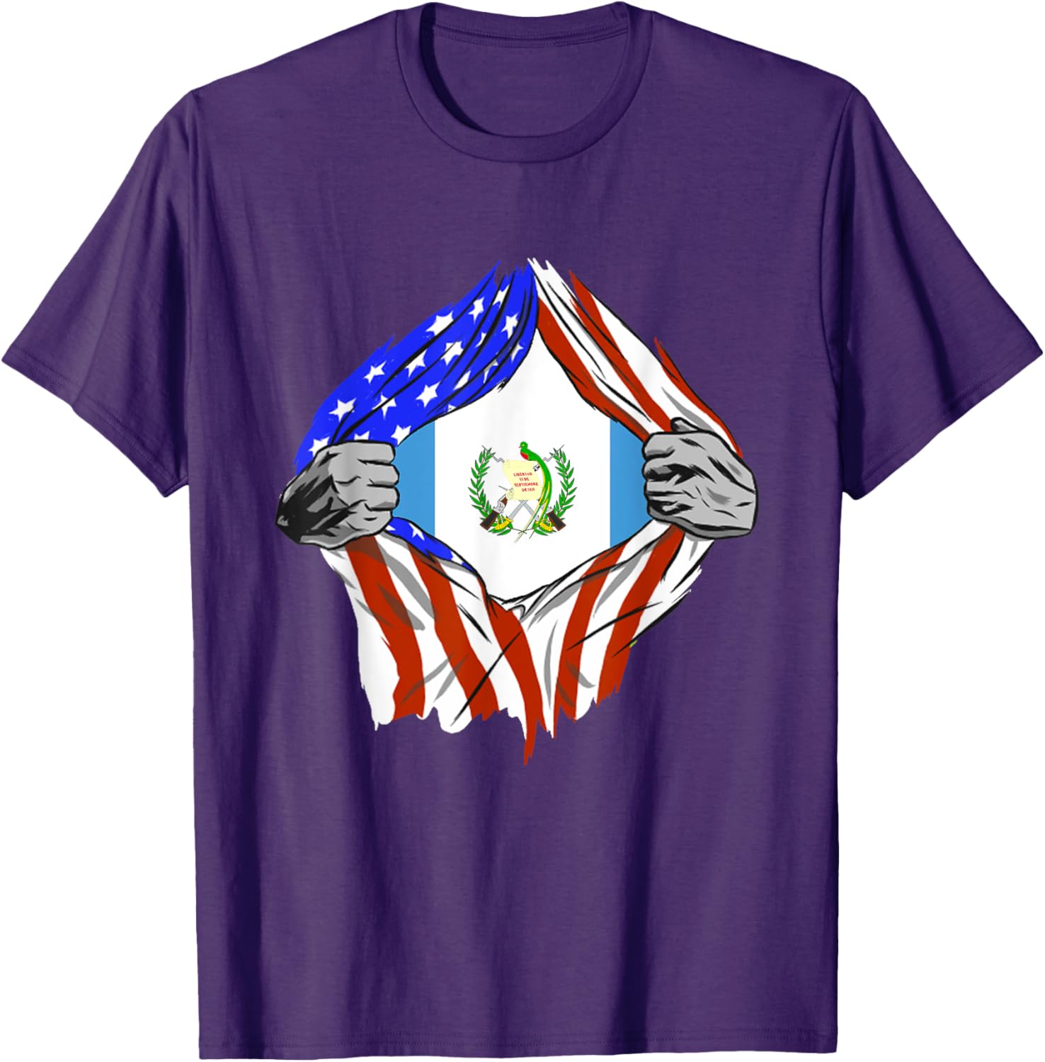Guatemala Flag T-Shirt for Proud Patriots | Stylish American Apparel - 28