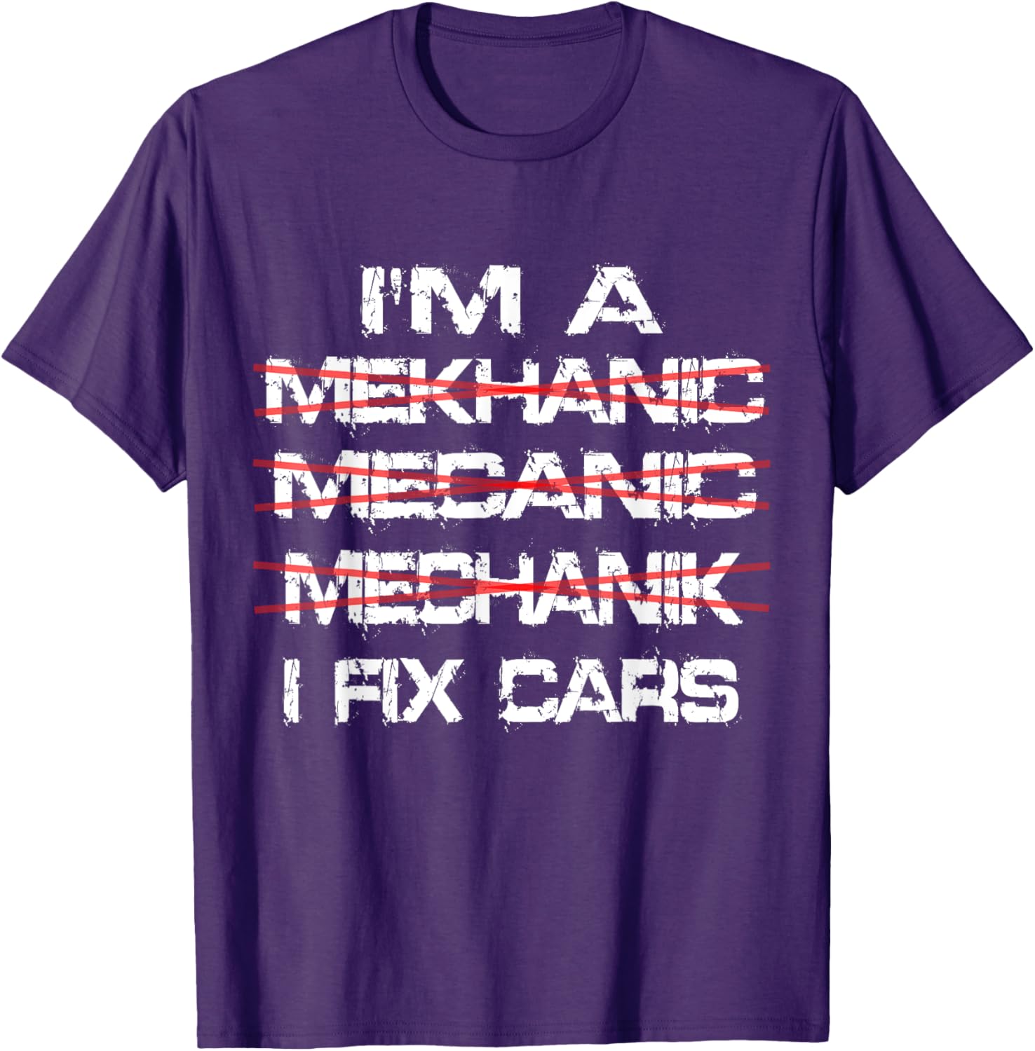Funny I'm a Mekhanic T-Shirt for Car Lovers and Mechanics - 1