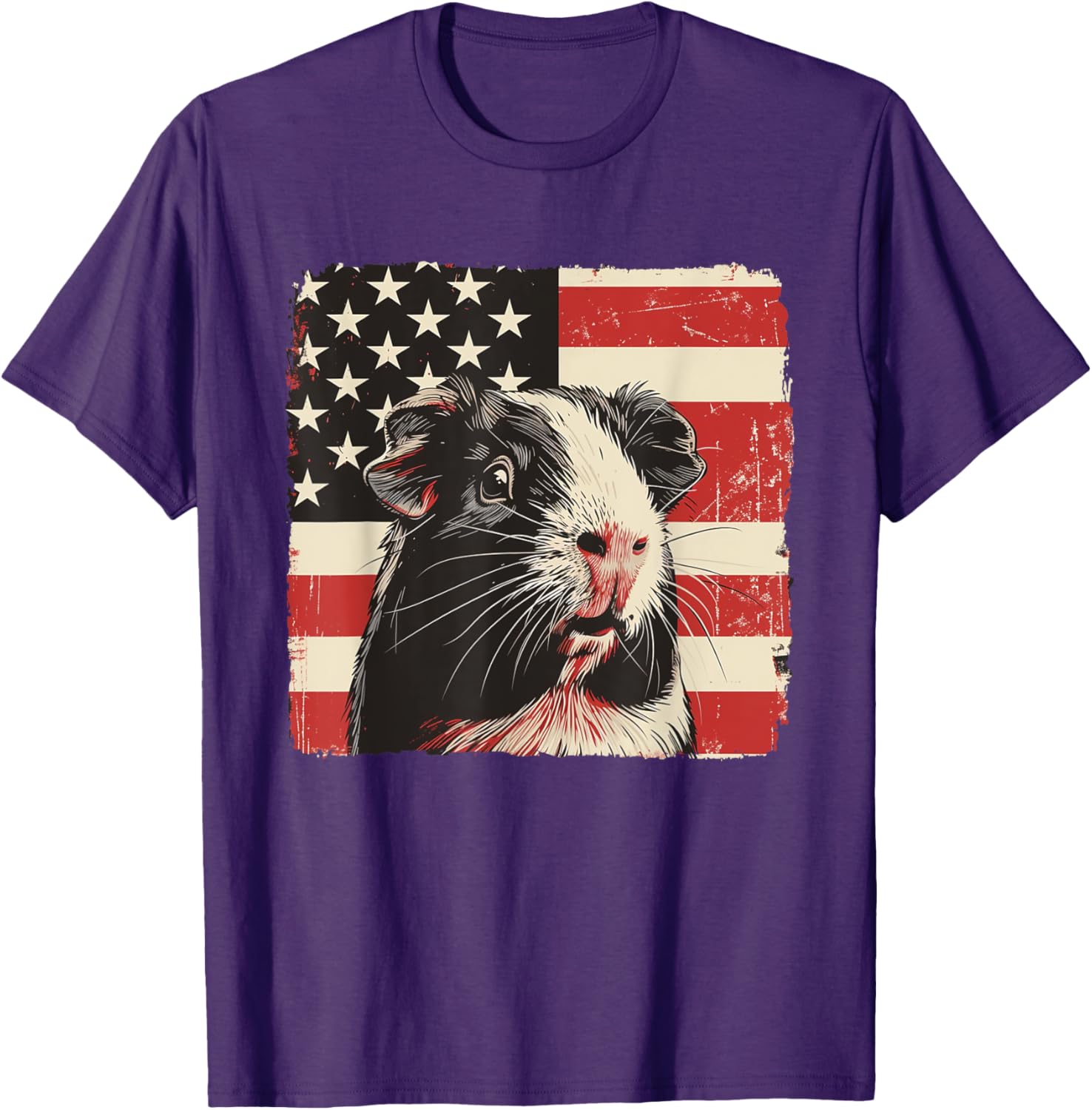 Patriotic Guinea Pig 4th of July T-Shirt for Boys and Kids - 9