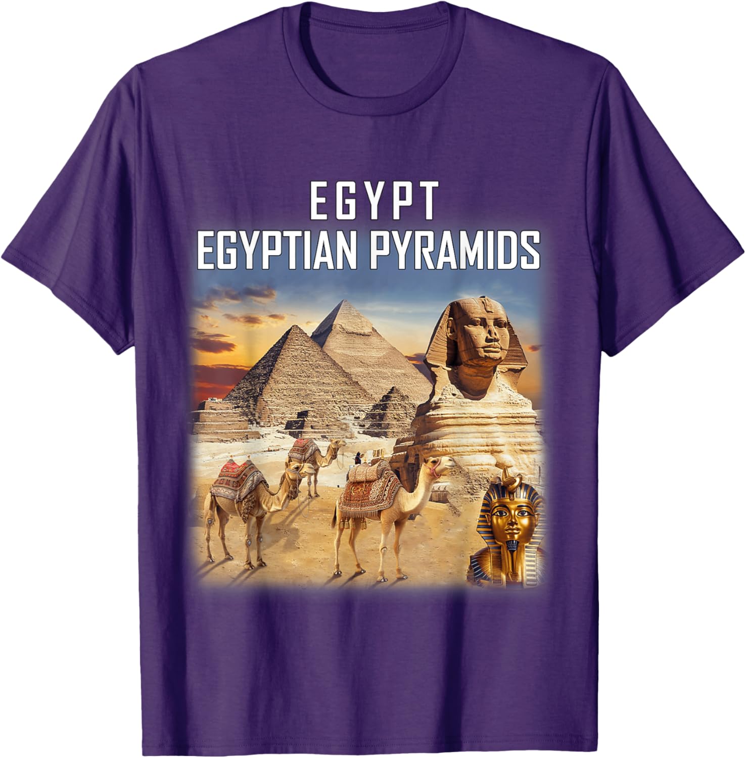 Egyptian Pyramids T-Shirt - Stylish Apparel for History Lovers - 1