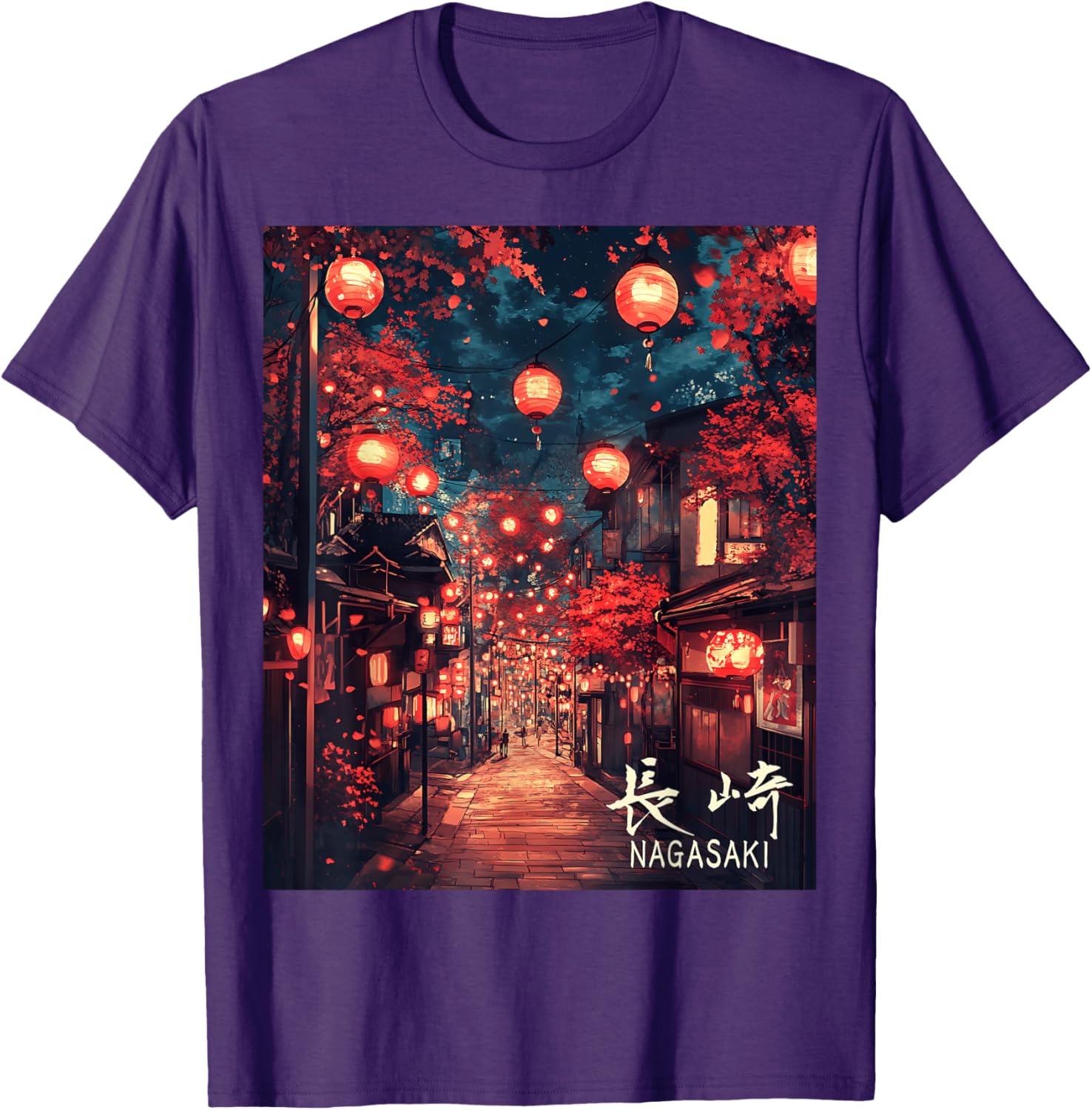 Japan Village Nagasaki Lantern Festival Streetwear T-Shirt for Unique Style - 12