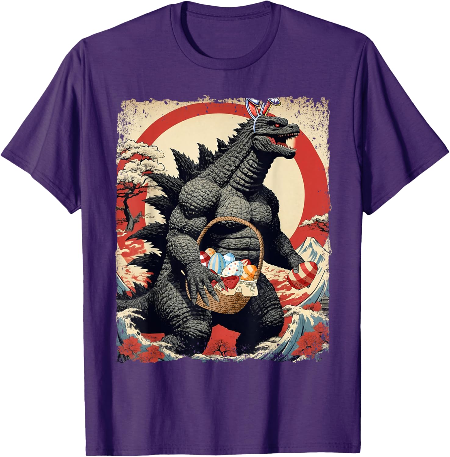 Kaiju Easter Vintage Shirt for Kids featuring Monster Eggs T-Shirt - 4