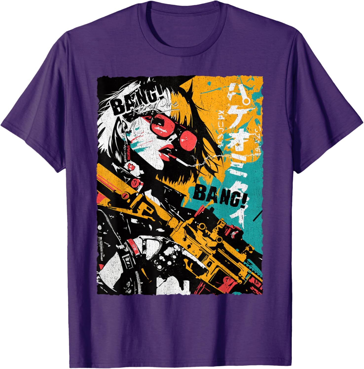 Trendy Japanese Cyberpunk Y2K Retro Techwear Manga T-Shirt for Fans - 12