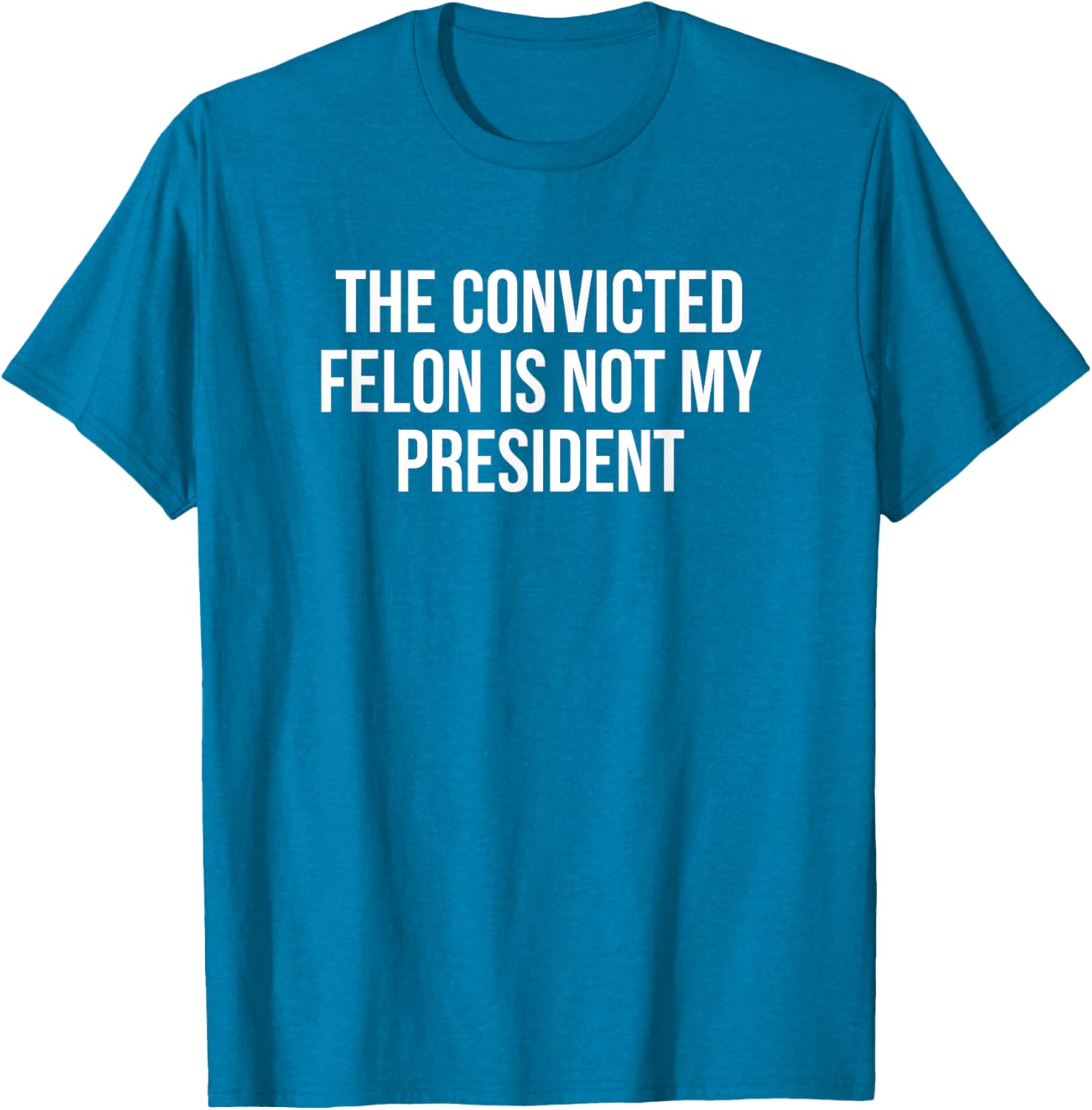 Funny Convicted Felon T-Shirt Statement Shirt for Protest Enthusiasts - 8