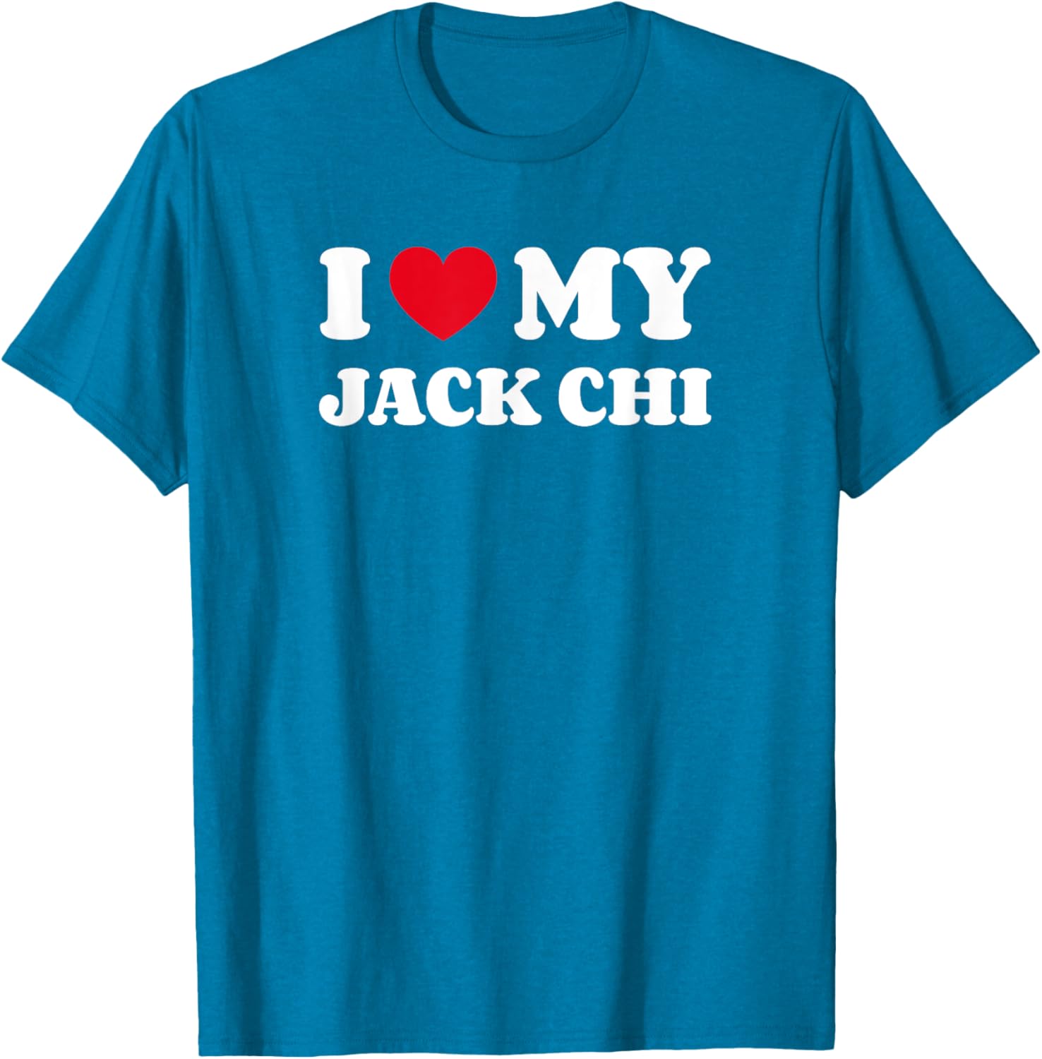 I Love My Jack Chi Dog T-Shirt for Men Women Kids - Adorable Design - 2