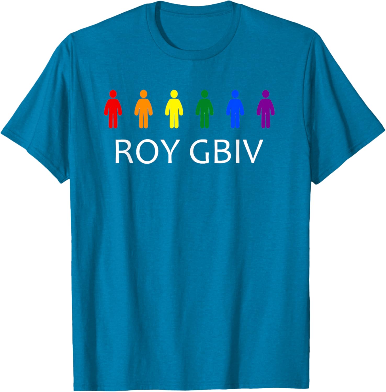 Roy Gbiv Color Spectrum T-Shirt for Vibrant Fashion Lovers - 24