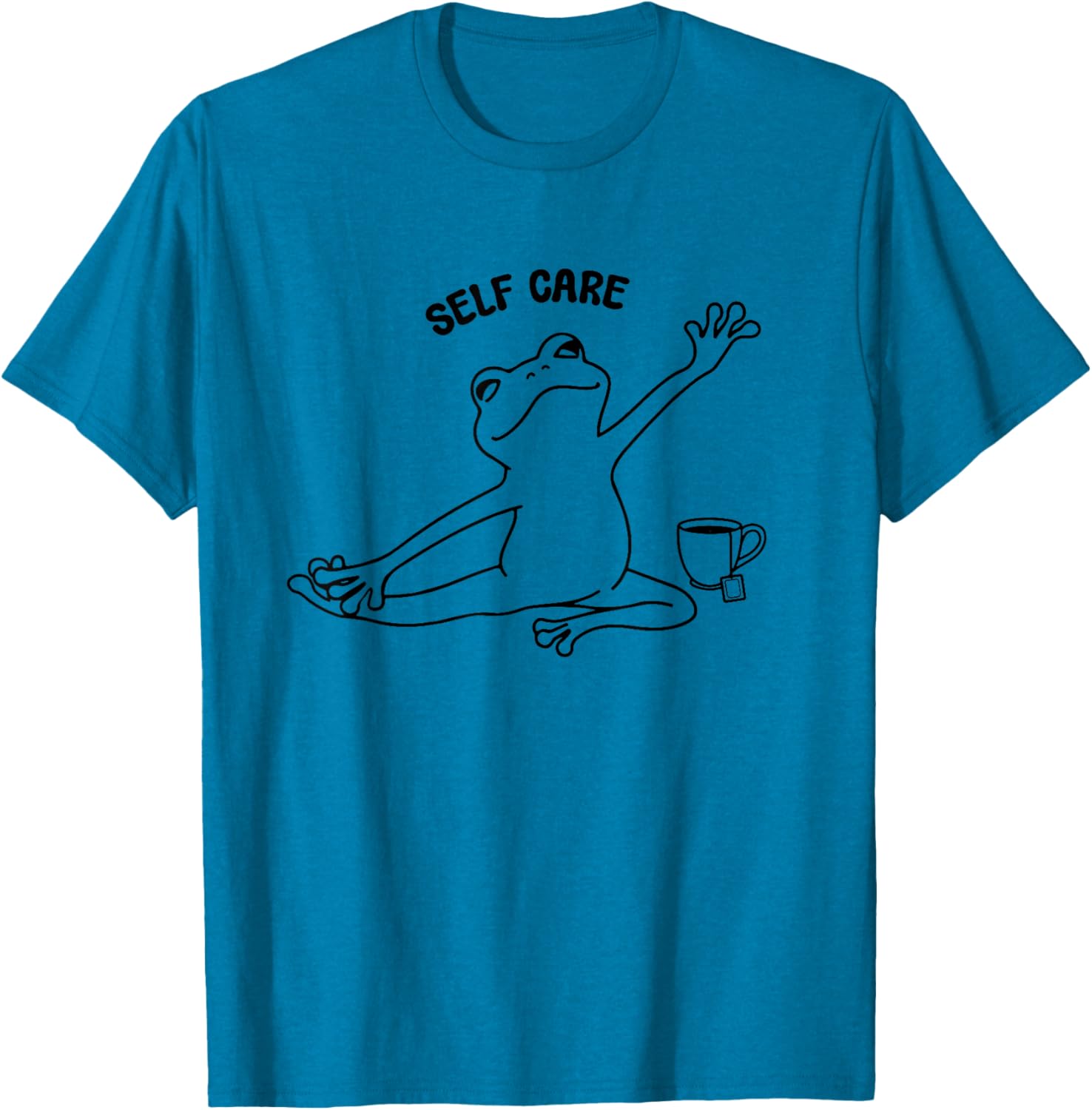 Self Care Frog T-Shirt Fun and Relaxing Apparel for Frog Lovers - 7