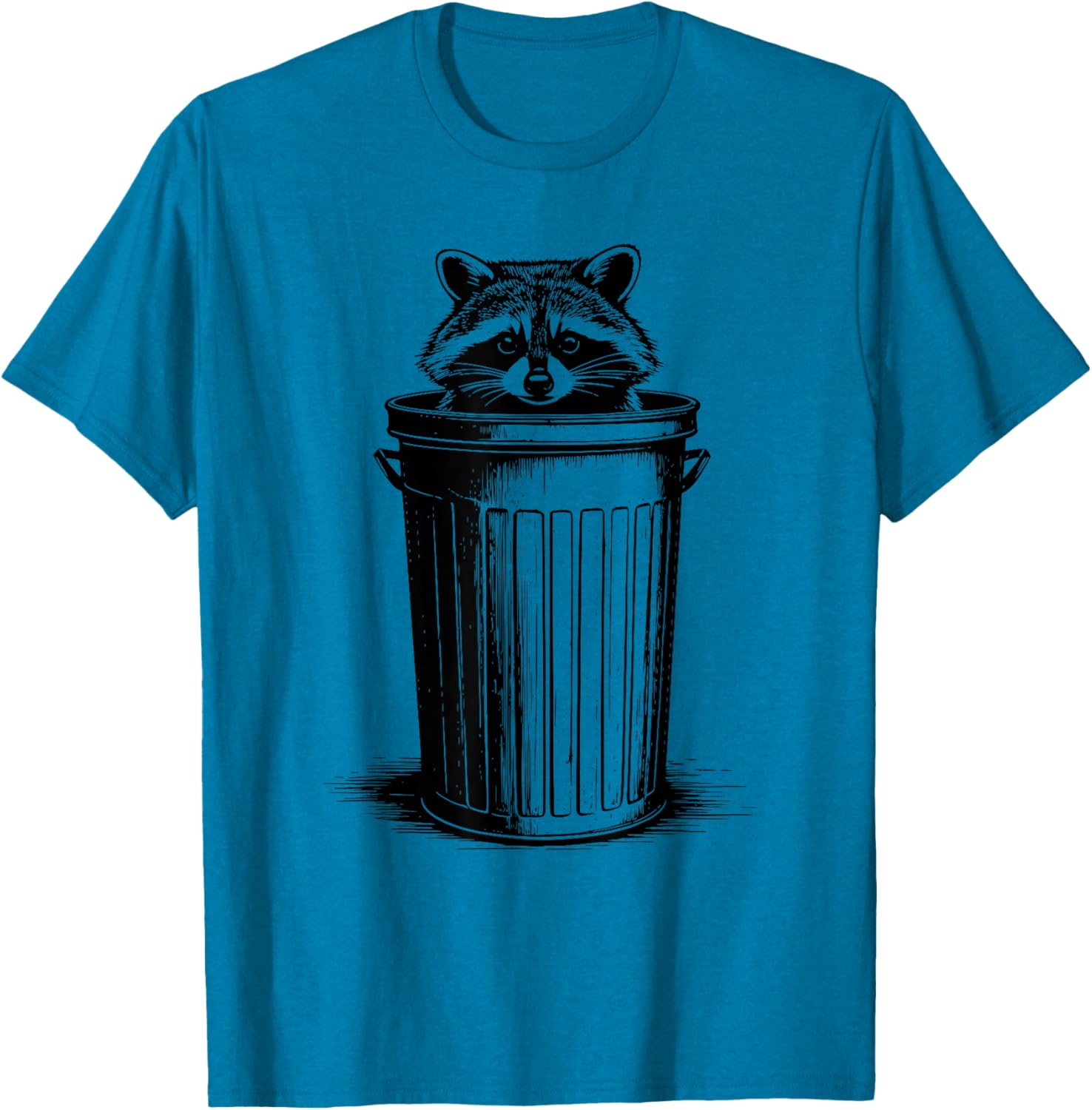 Raccoon Astronaut Suit Trash Panda T-Shirt Fun Space-Themed Apparel - 6