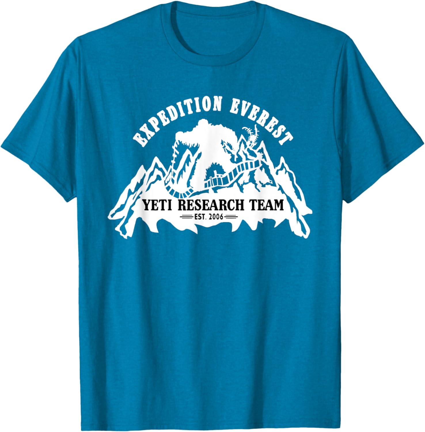 Mountain Lovers Expedition Everest Animal Theme Park Trip T-Shirt - 17