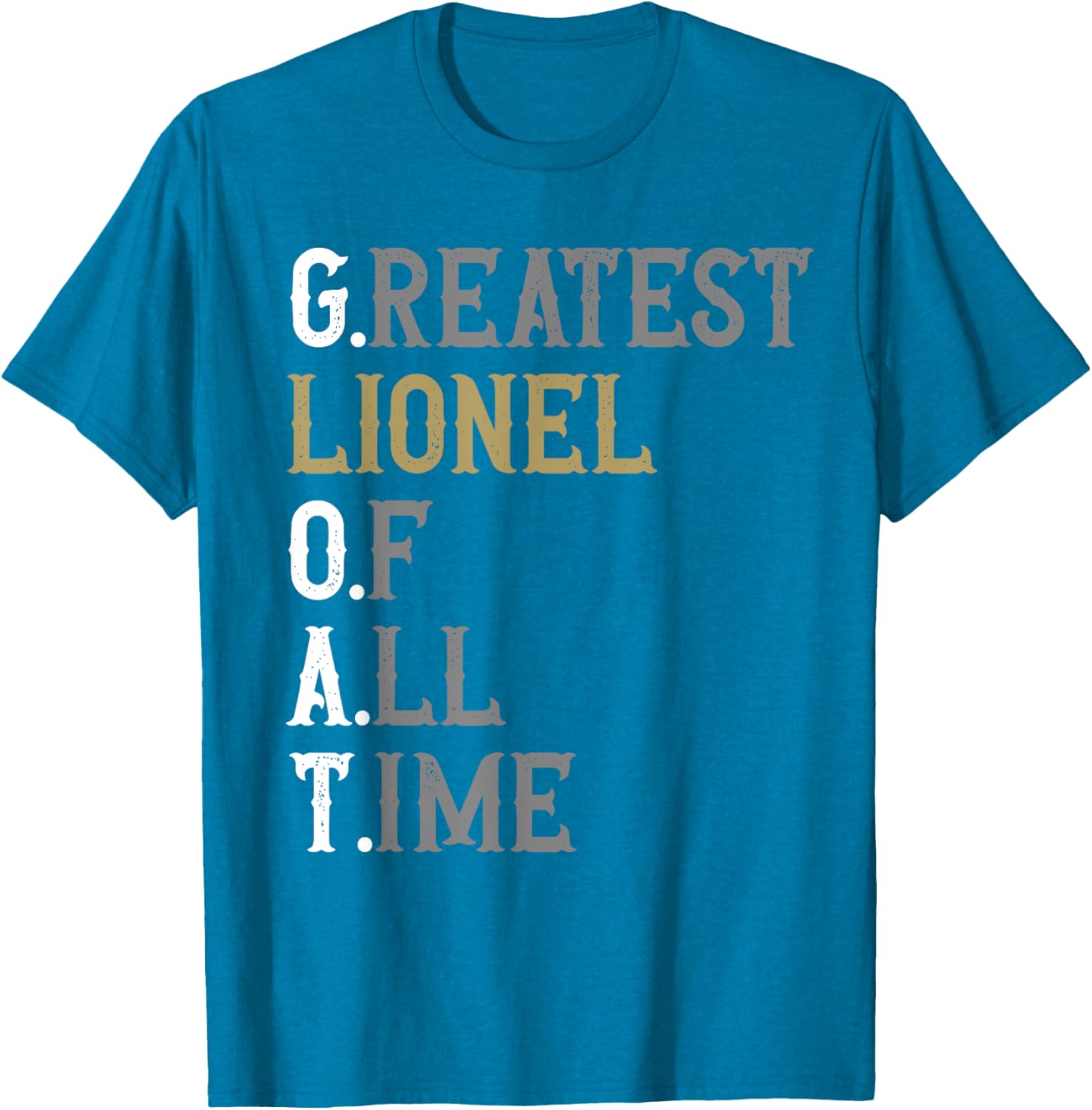 Greatest Lionel T-Shirt GOAT Design Perfect for Fans of Soccer Legends - 7