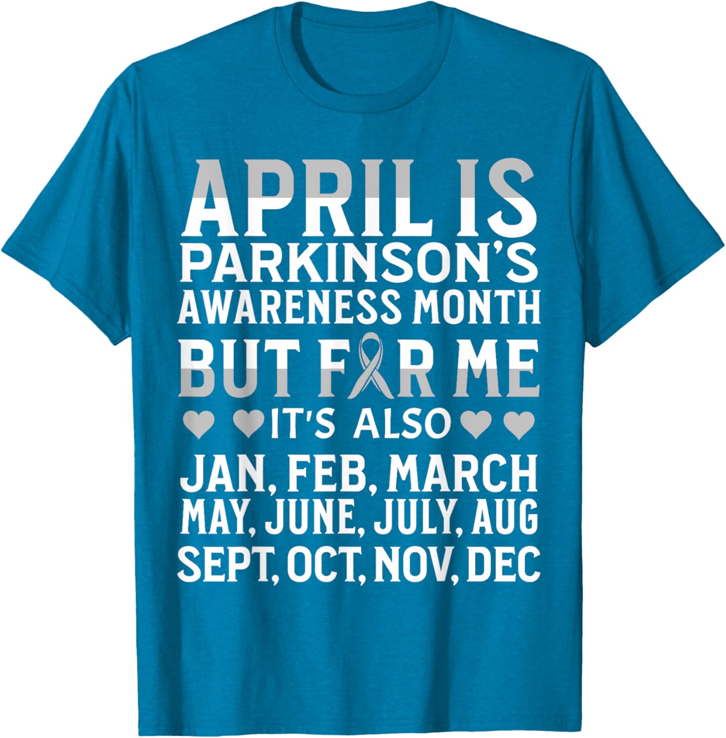 Support Parkinson's Awareness with Our April T-Shirt for Everyone - 14