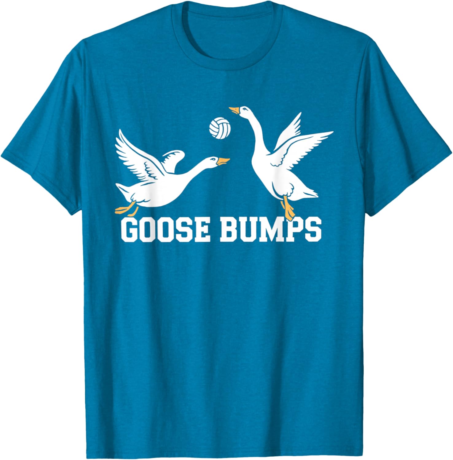 Goose Bumps Volleyball Spike T-Shirt for Sports Lovers and Athletes - 28