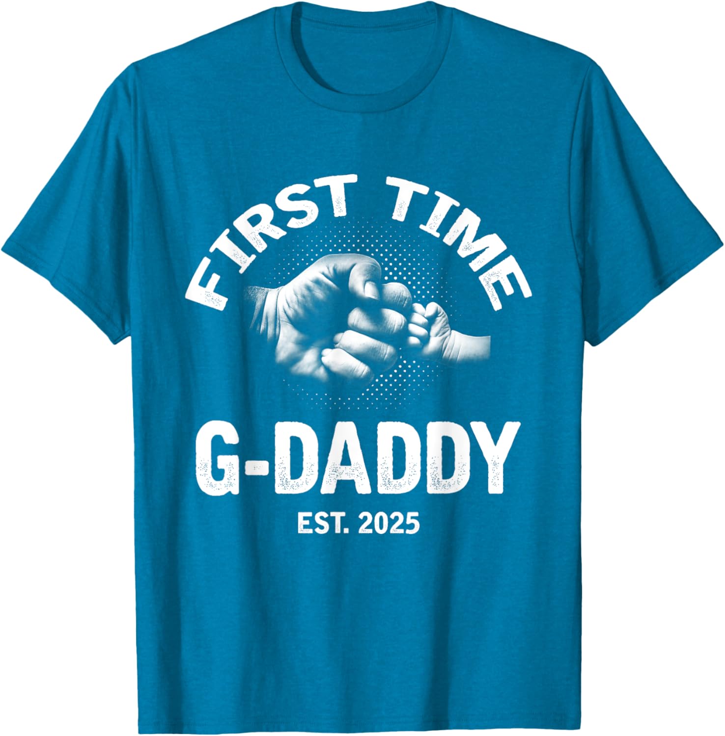 First Time G-Daddy 2025 Father's Day Vintage T-Shirt for Proud Dads - 23