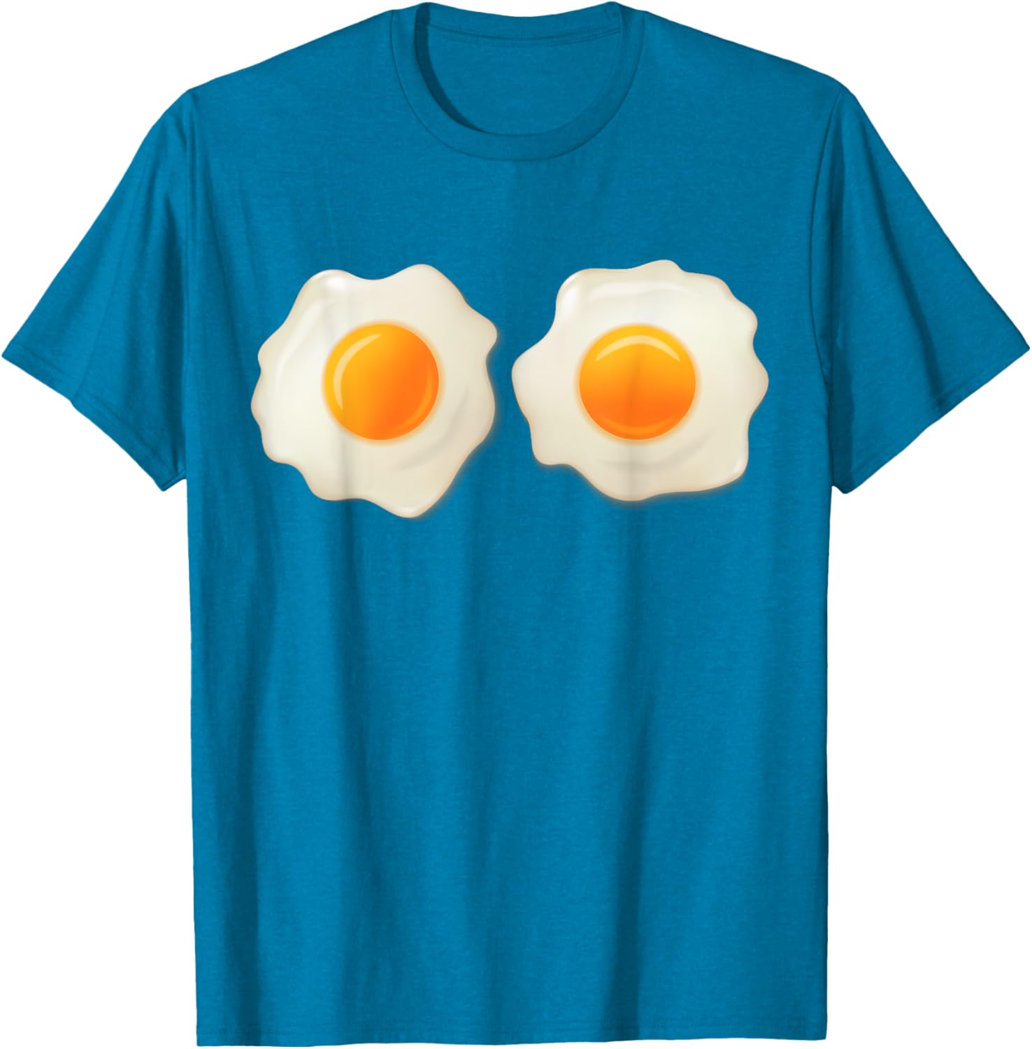 Double Fried Eggs Sunny Side Up T-Shirt for Food Lovers and Fun Apparel - 21