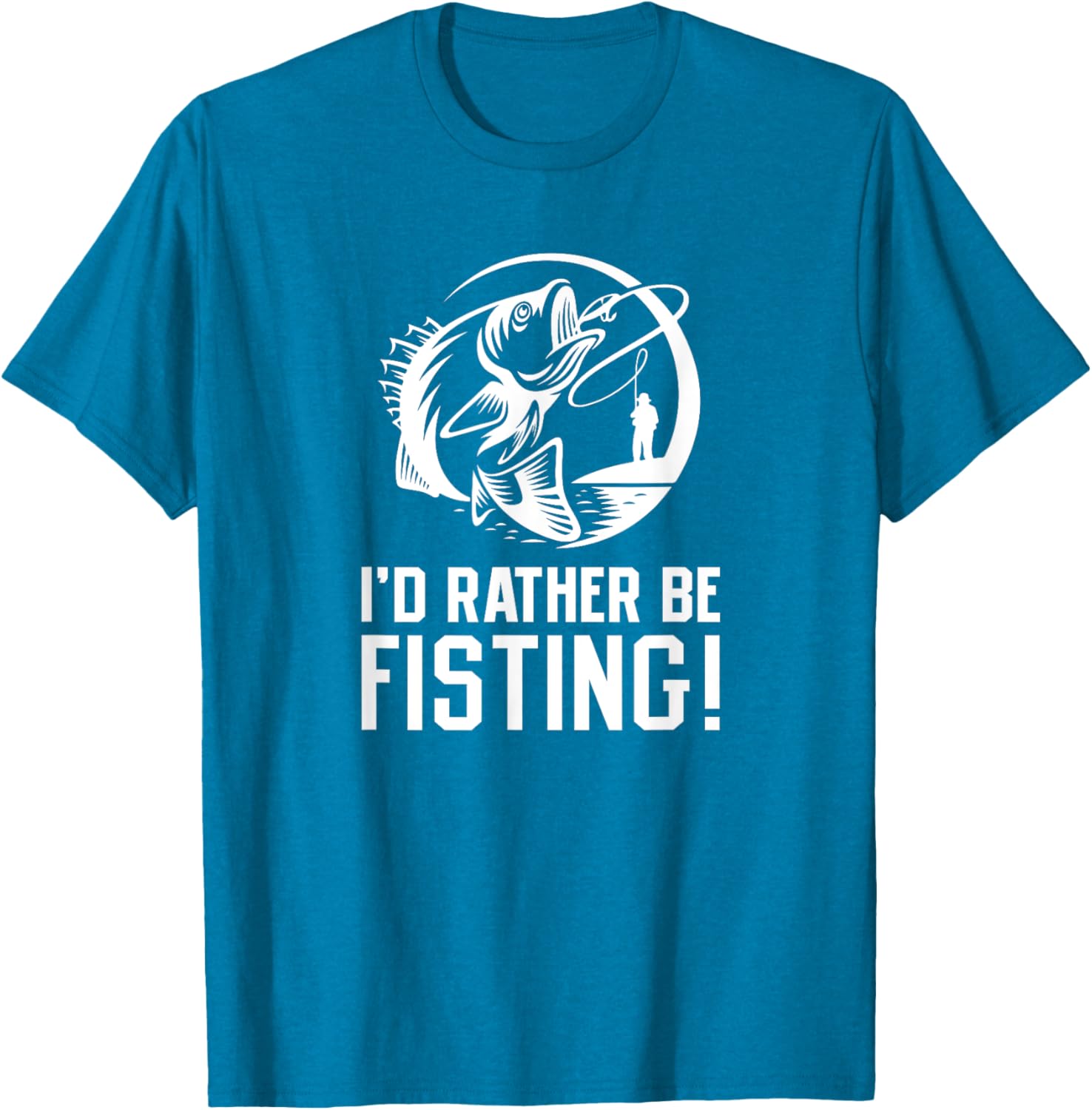 I'd Rather Be Fisting Funny Graphic T-Shirt for Casual Wear - 17