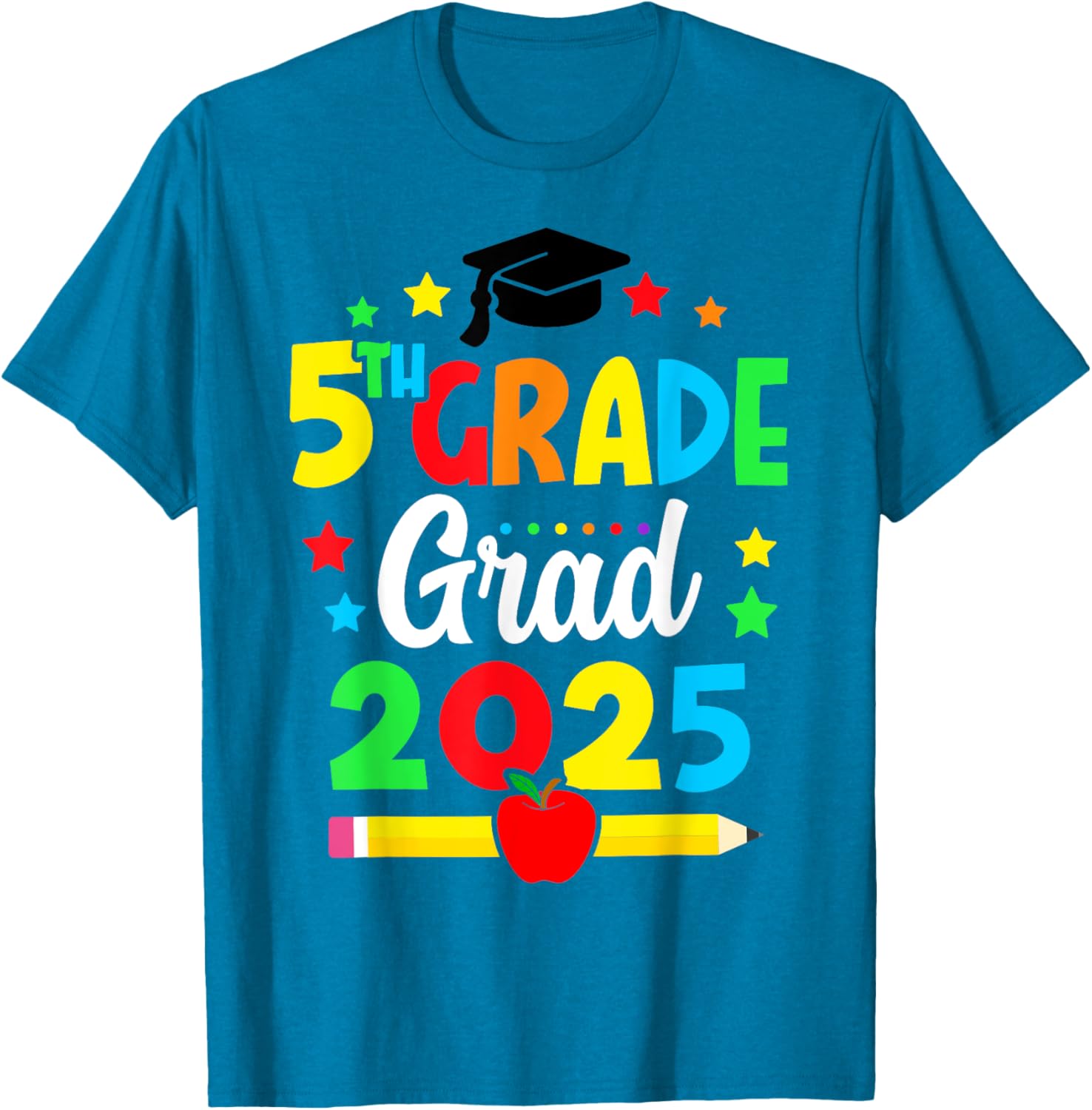 Fifth Grade Graduation 2025 T-Shirt for Young Graduates and Dreamers - 9