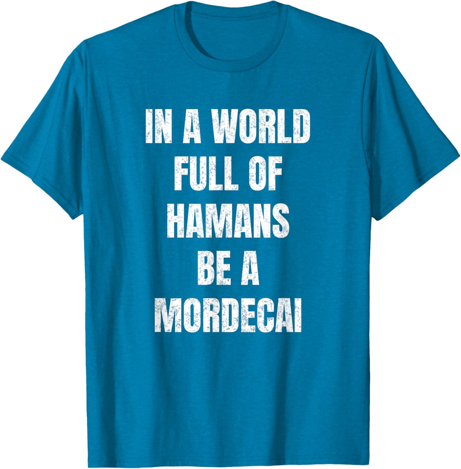 Funny Purim Haman Mordecai Costume T-Shirt for Jewish Celebration Fun - 7