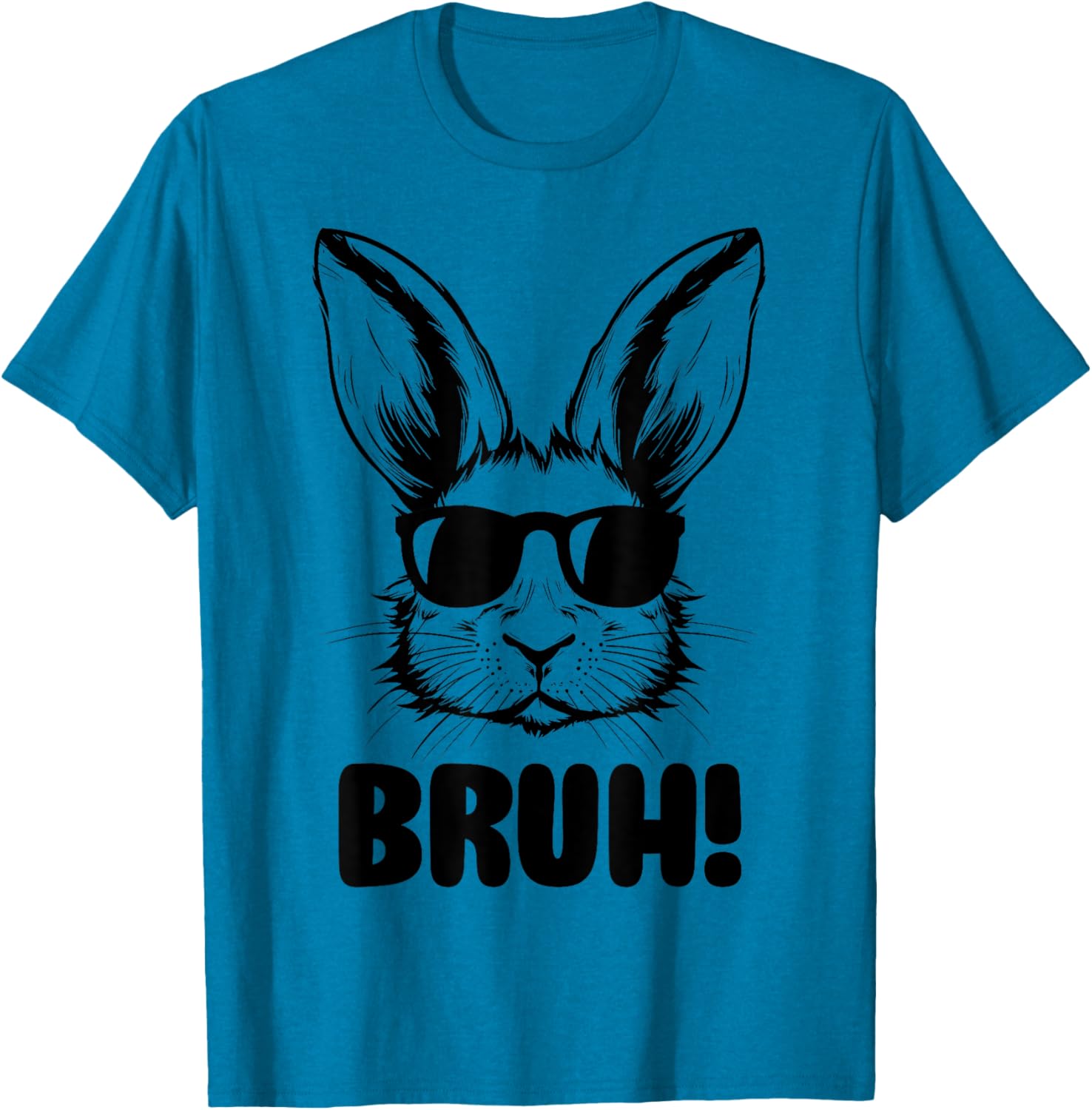 Funny Bunny Bruh Meme T-Shirt for Easter - Perfect for All Ages - 1