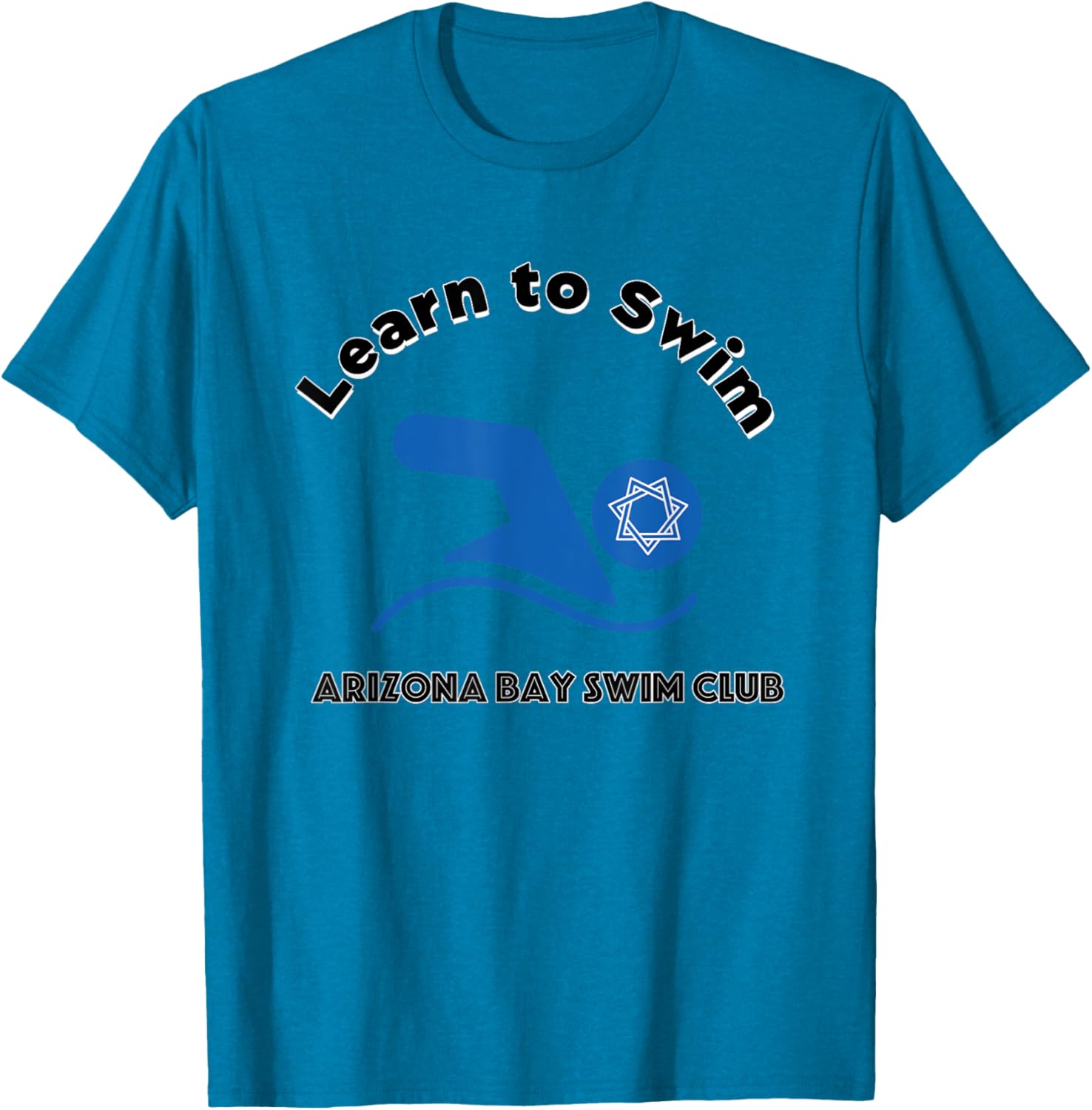 Learn to Swim Club Bay Arizona T-Shirt Fun Summer Swimwear Apparel - 18
